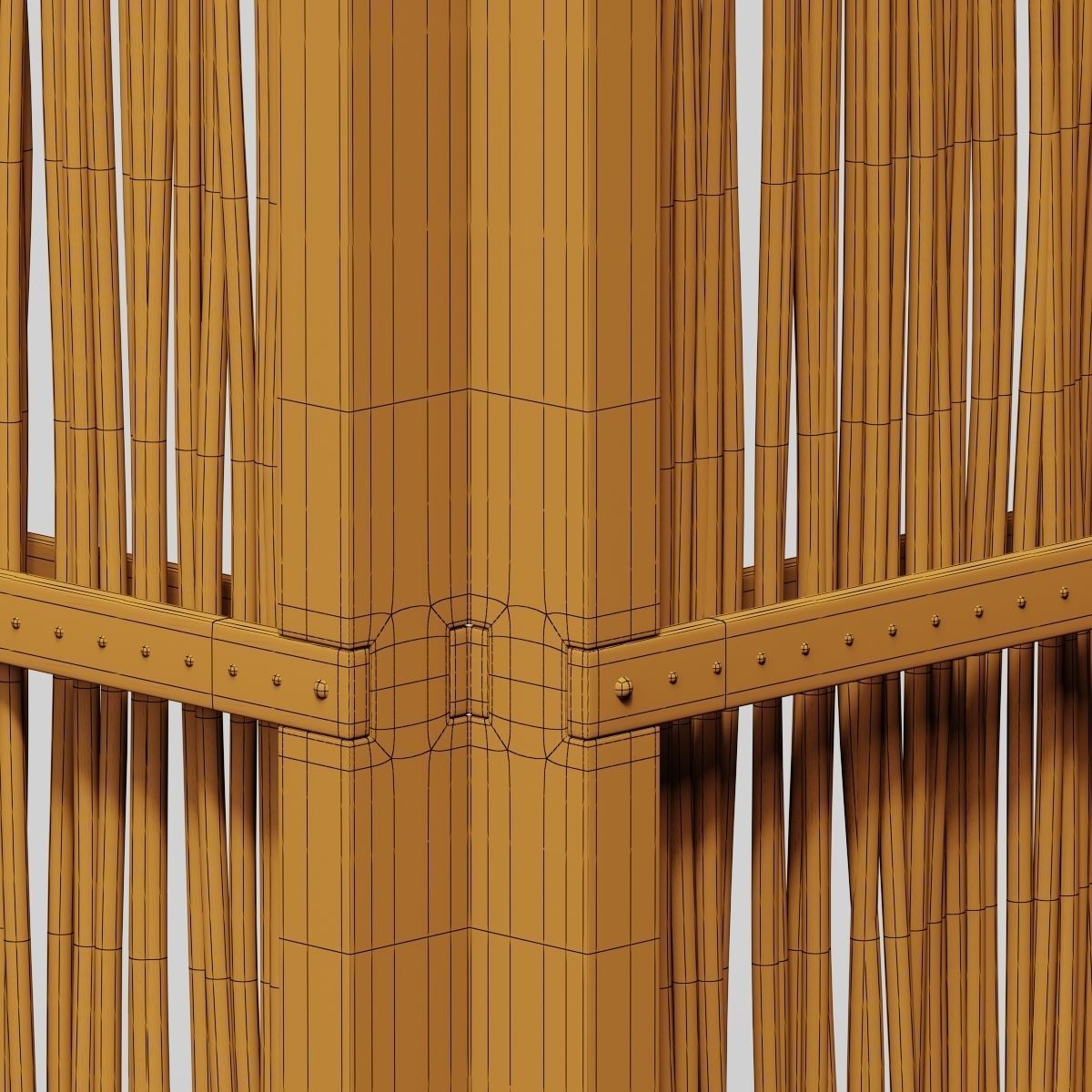 Screen branch crooked decor n4 3D model_19