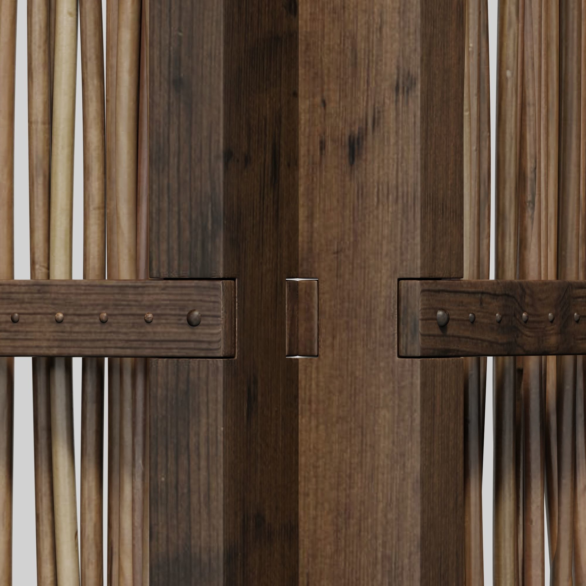 Screen branch crooked decor n4 3D model_10