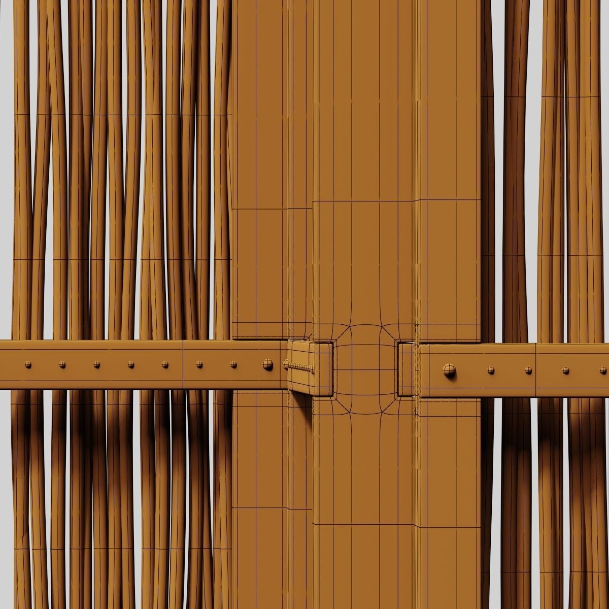 Screen branch crooked decor n4 3D model_17