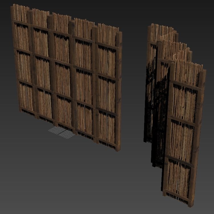 Screen branch crooked decor n4 3D model_15