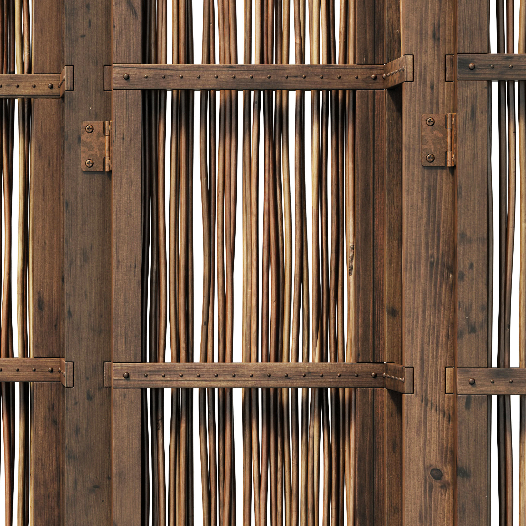 Screen branch crooked decor n4 3D model_8