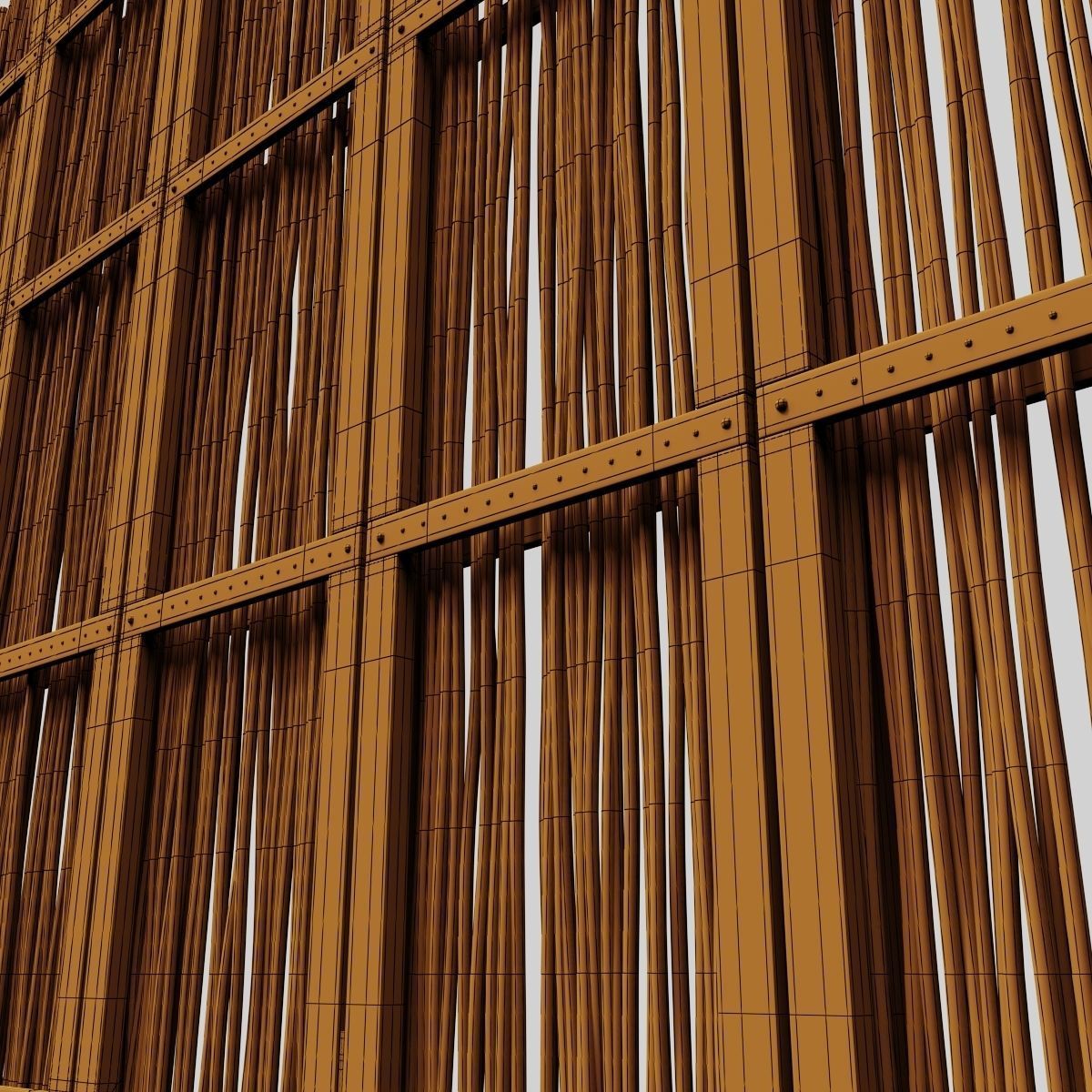 Screen branch crooked decor n4 3D model_20