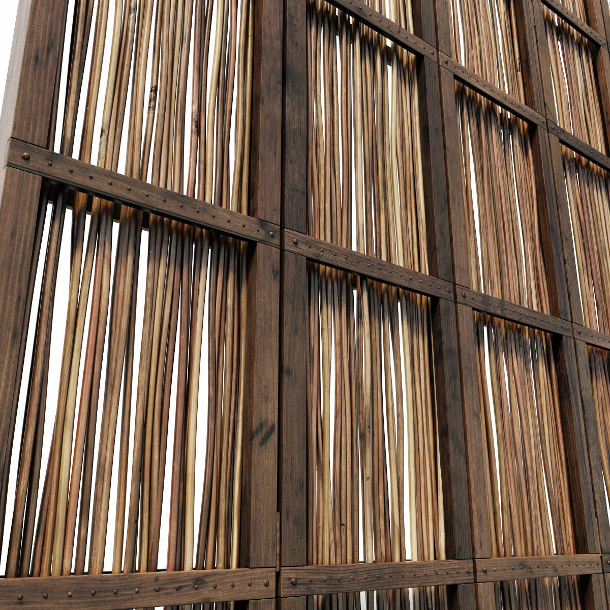 Screen branch crooked decor n4 3D model_5