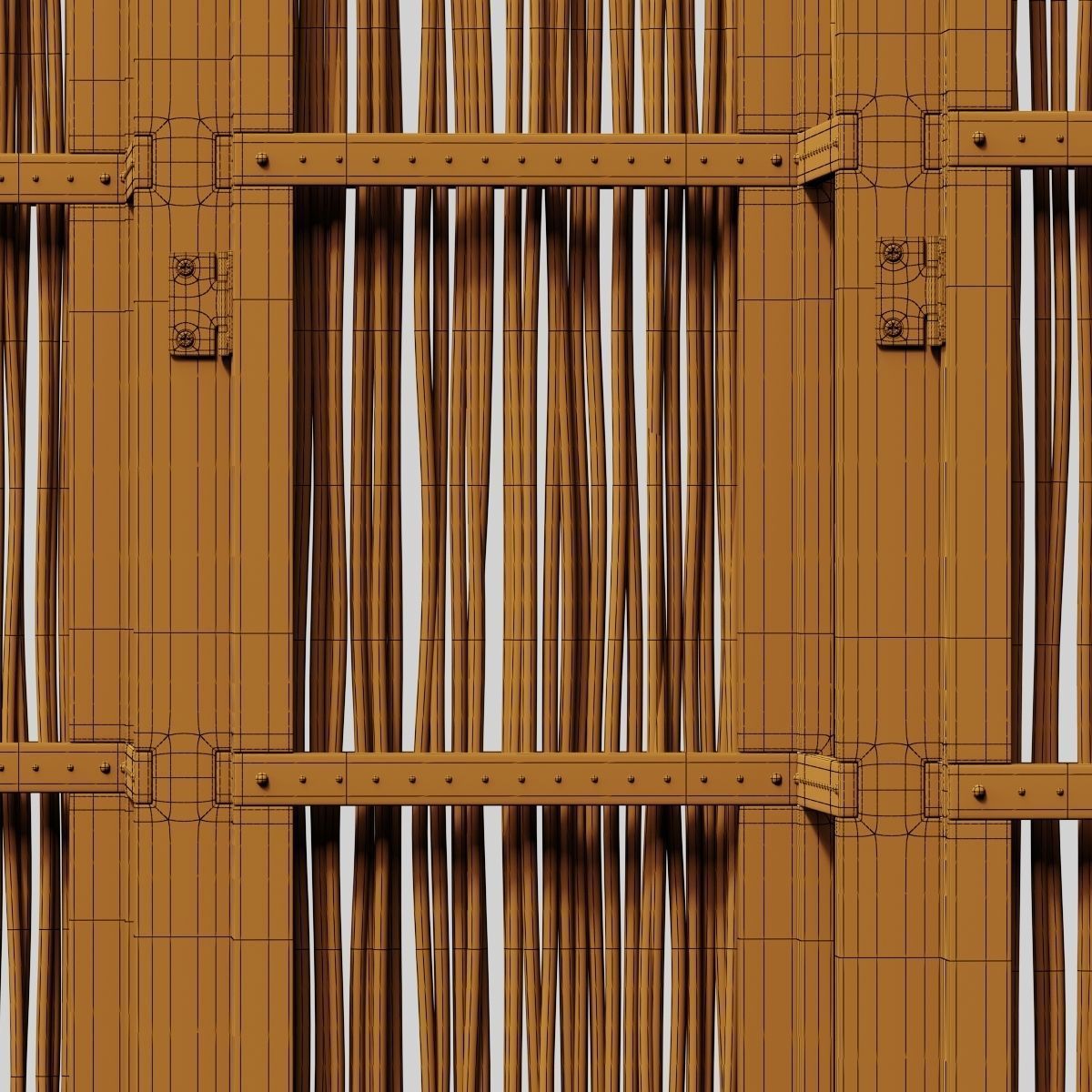 Screen branch crooked decor n4 3D model_16