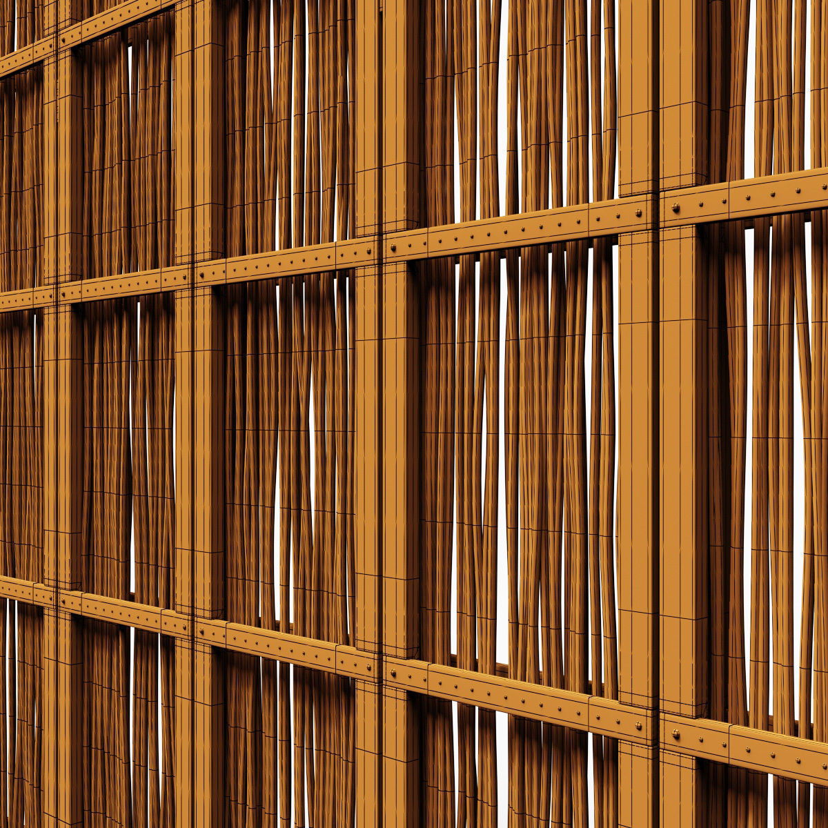 Screen branch crooked decor n4 3D model_24