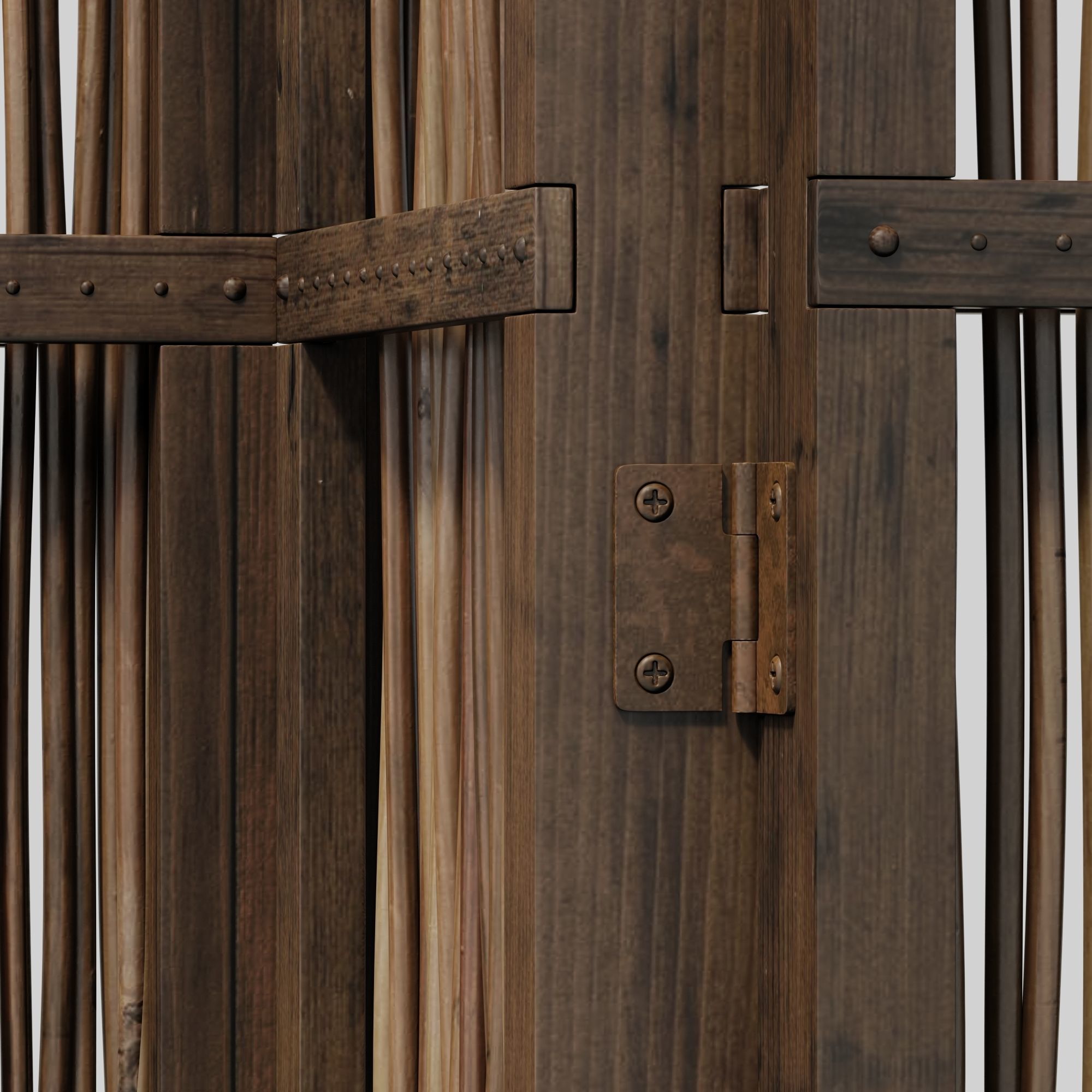 Screen branch crooked decor n4 3D model_6