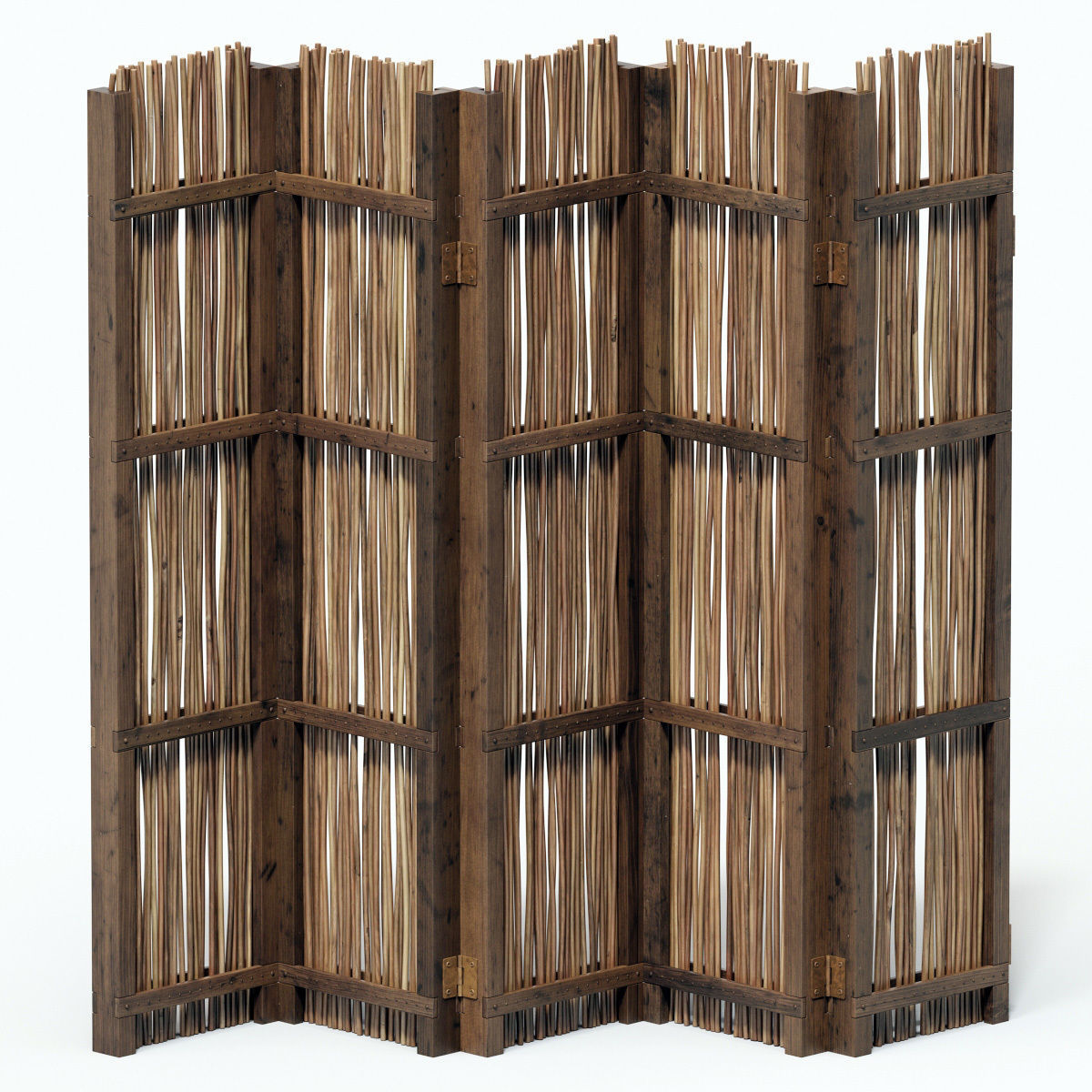 Screen branch crooked decor n4 3D model_2