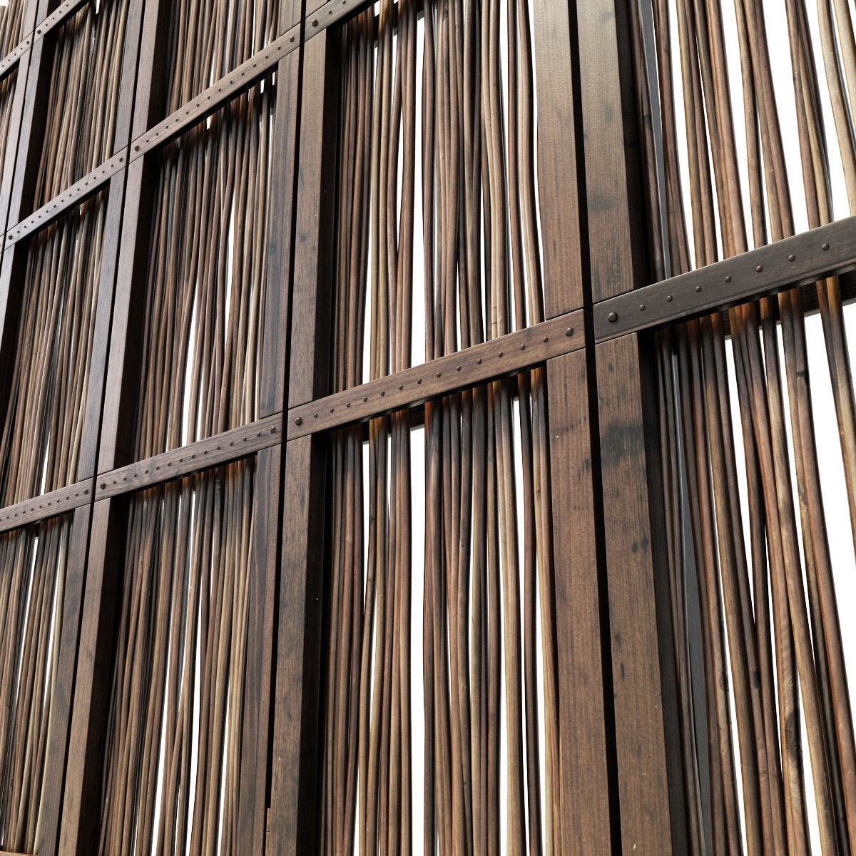 Screen branch crooked decor n4 3D model_4