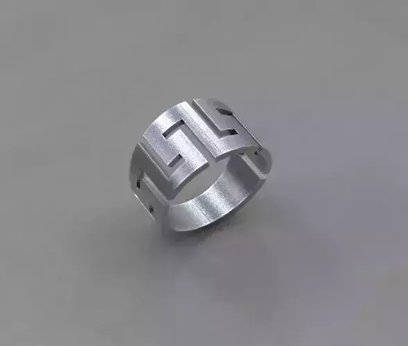 Meander ring 3D print model