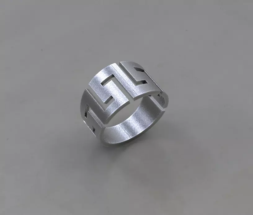 Meander ring 3D print model