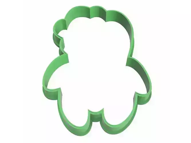 0261 Army Man No 4 cookie cutter 3D print model