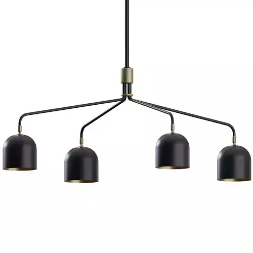 Howard Chandelier 4 Long Arm by Gubi