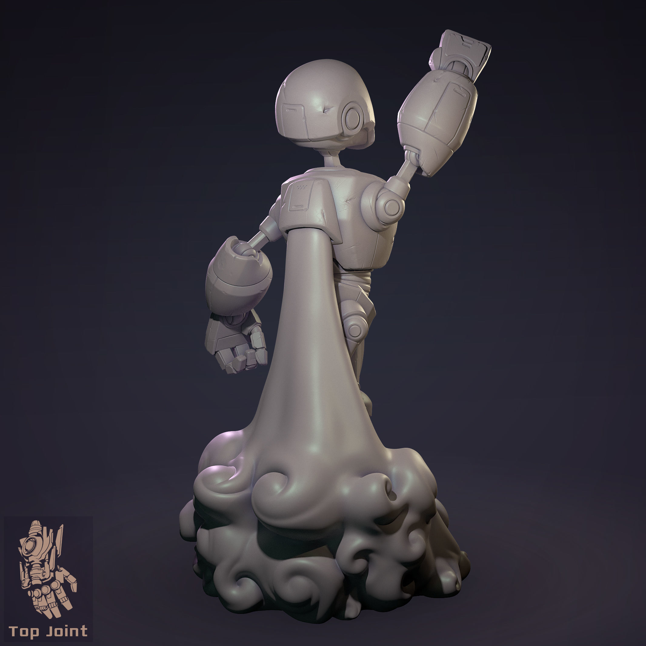 Robobot T7 Super Punch 3D print model_3