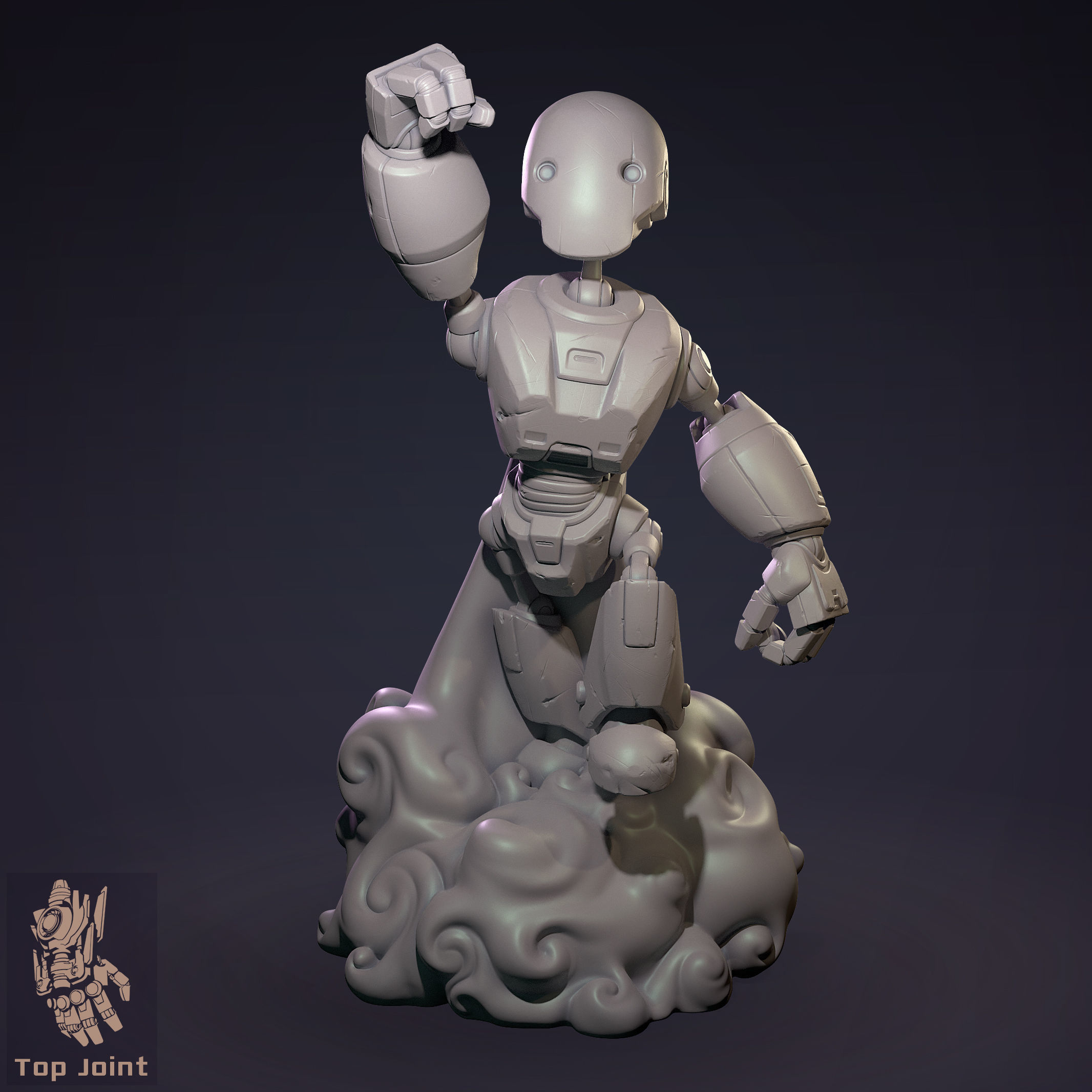 Robobot T7 Super Punch 3D print model_1