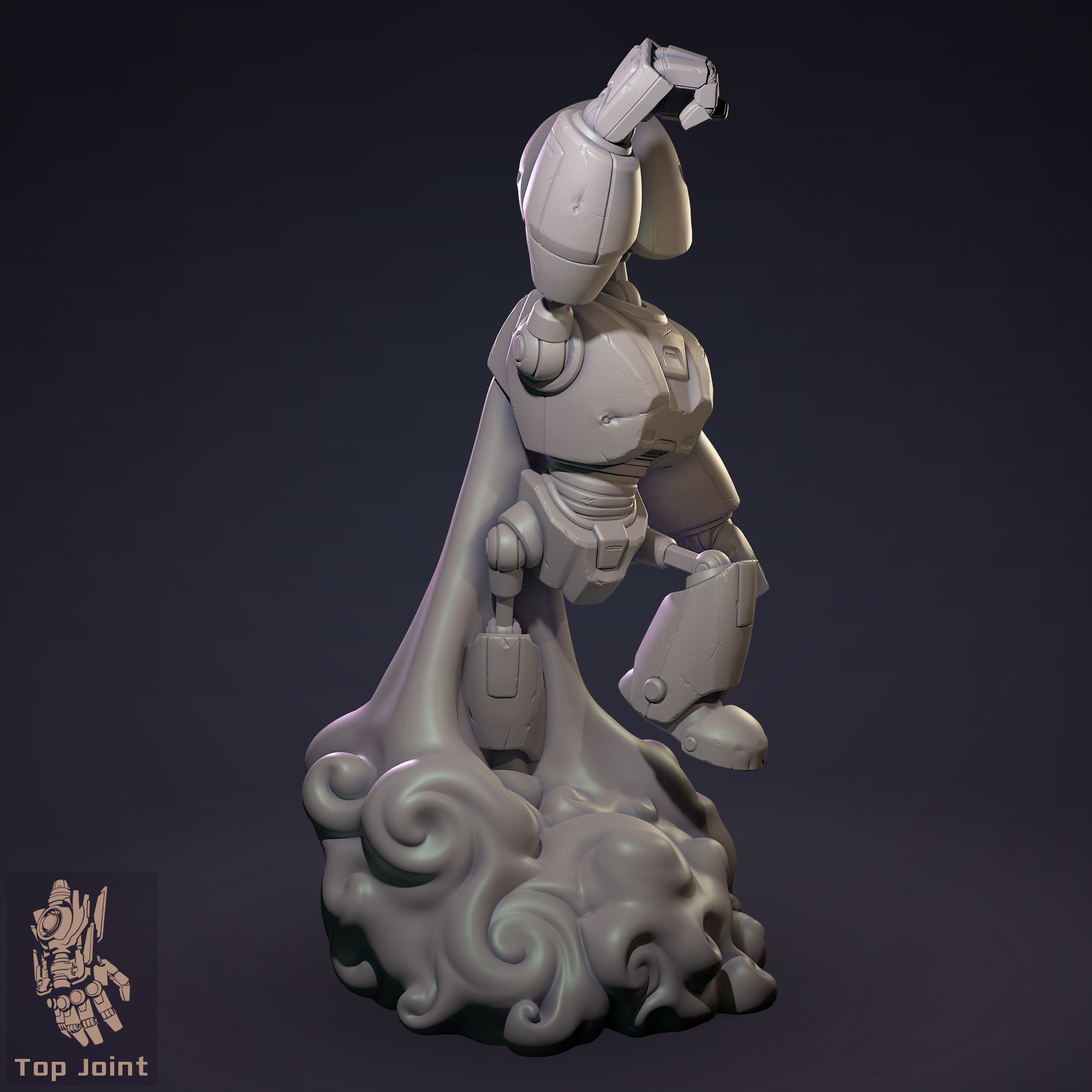 Robobot T7 Super Punch 3D print model_2