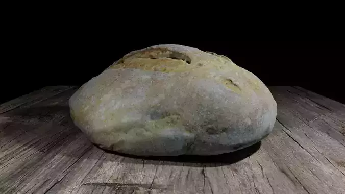 Photoscanned bread