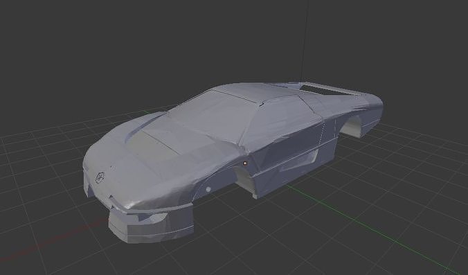 Dodge Turbo interceptor The Wraith movie 3D print model