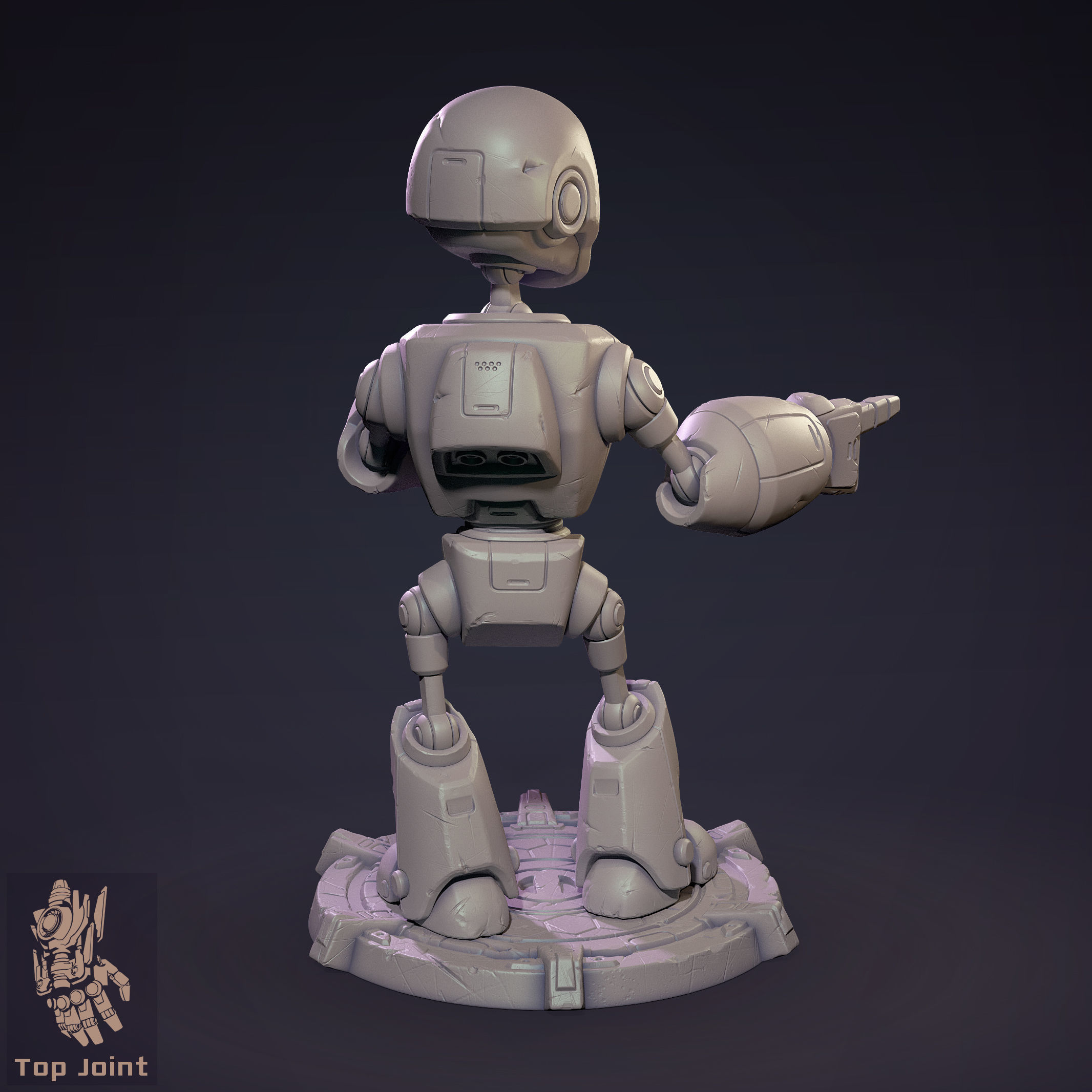 Robobot T7 Hey U 3D print model_3