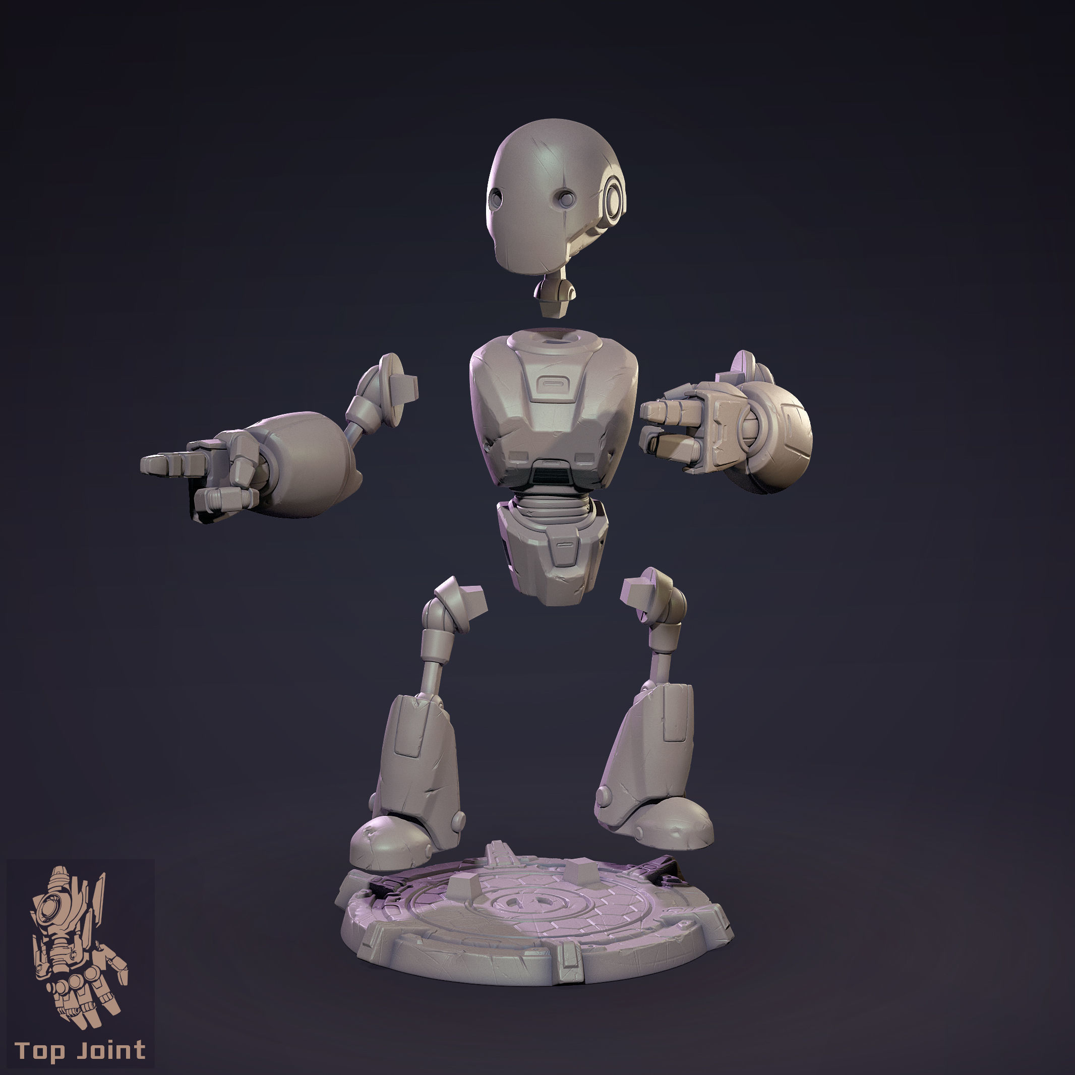 Robobot T7 Hey U 3D print model_10