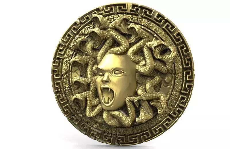 Medusa pendant  3D print model_0