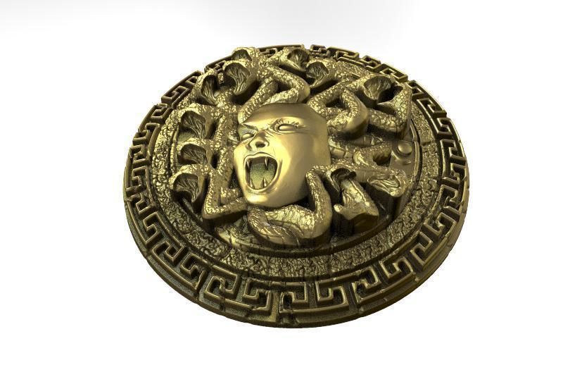 Medusa pendant  3D print model_6