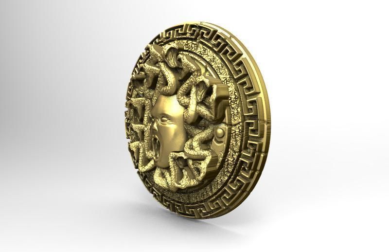Medusa pendant  3D print model_5