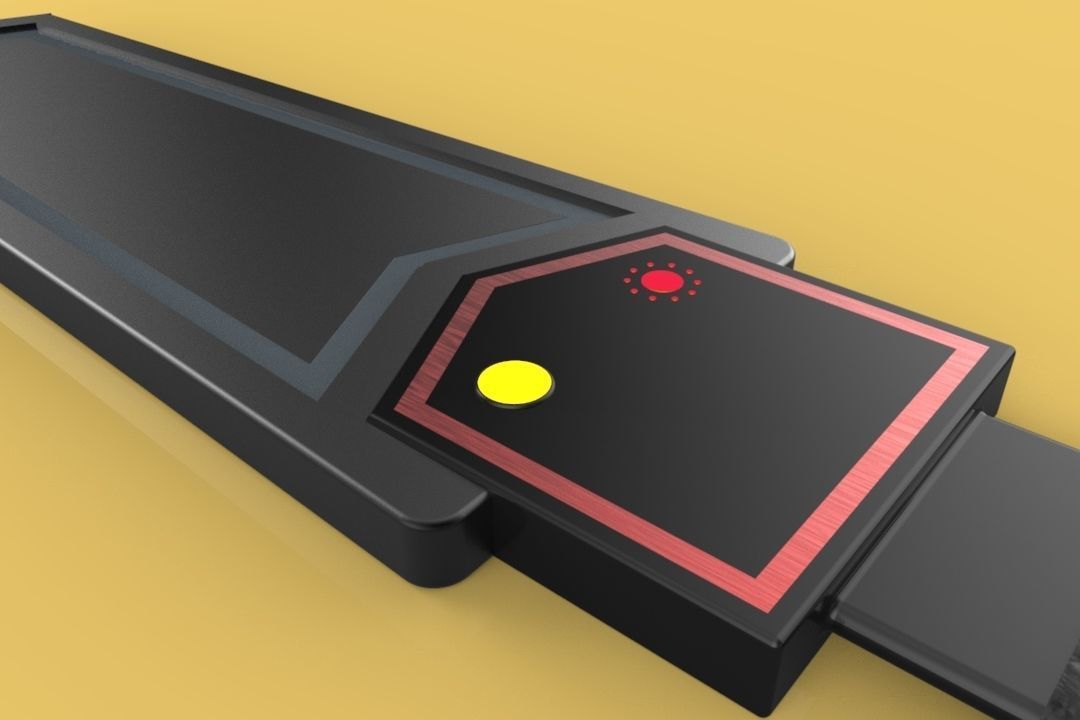 UNIVERSAL HAND HELD METAL DETECTOR PROFESSIONAL SAFETY 3D model_7