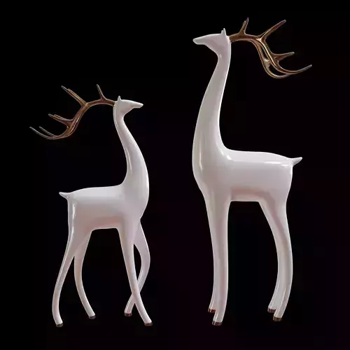 Deer sculpture