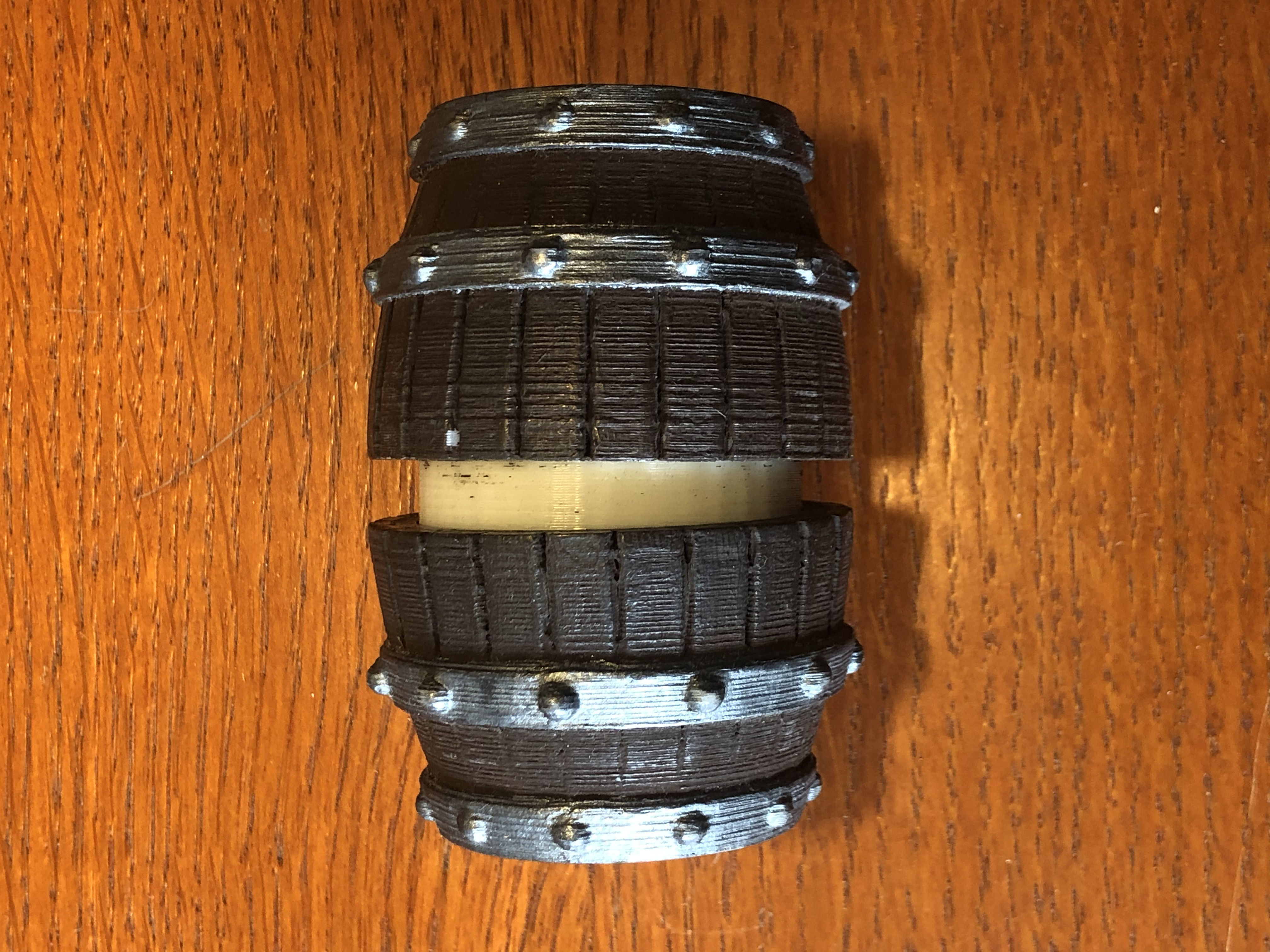 barrel dice holder  3D print model_2