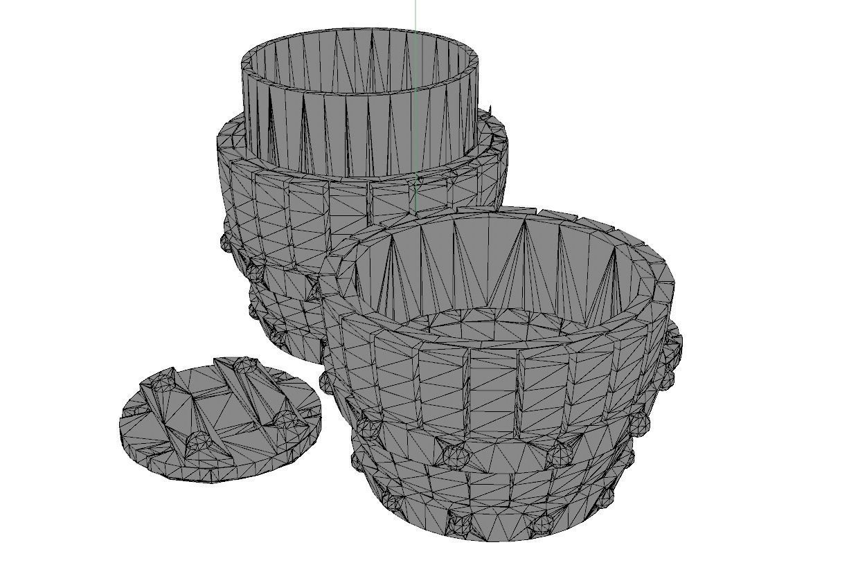 barrel dice holder  3D print model_6
