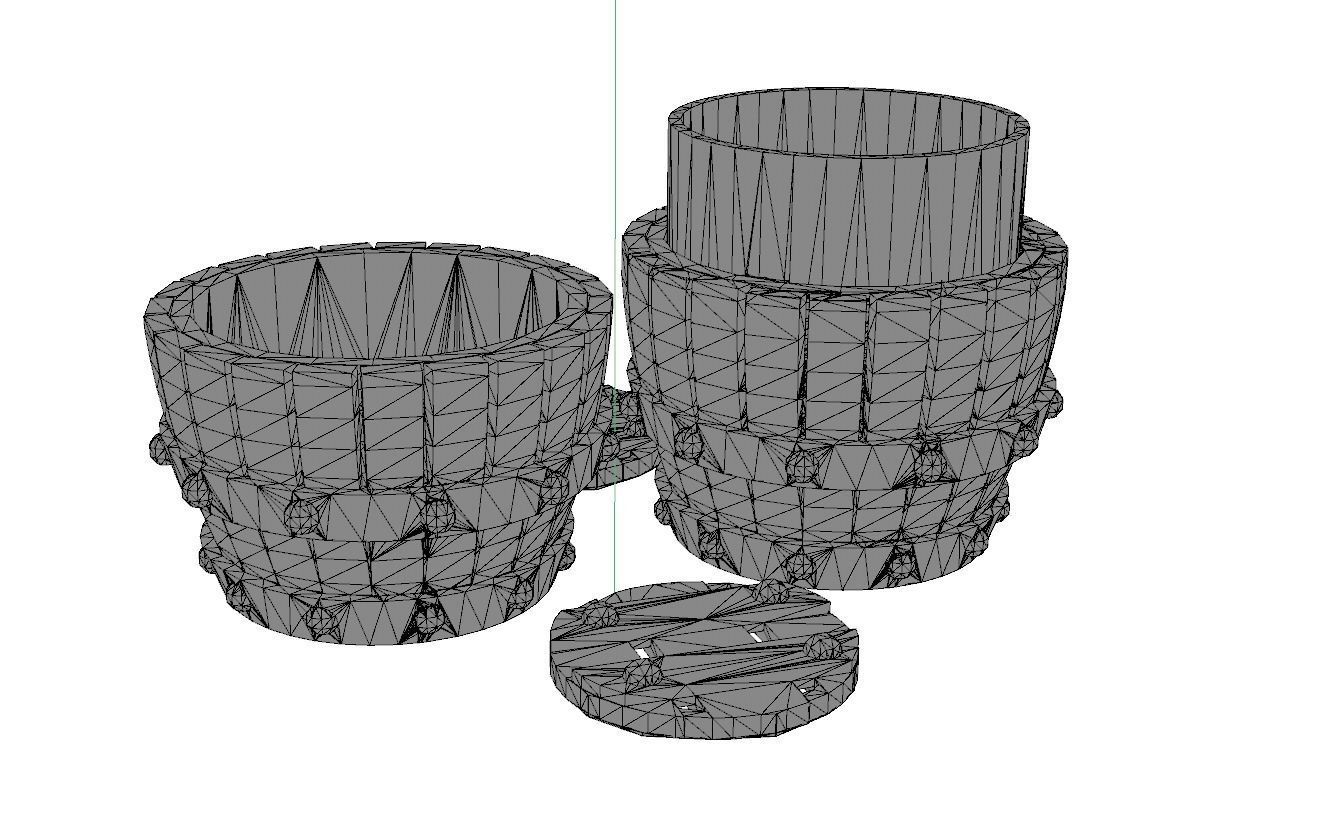 barrel dice holder  3D print model_5