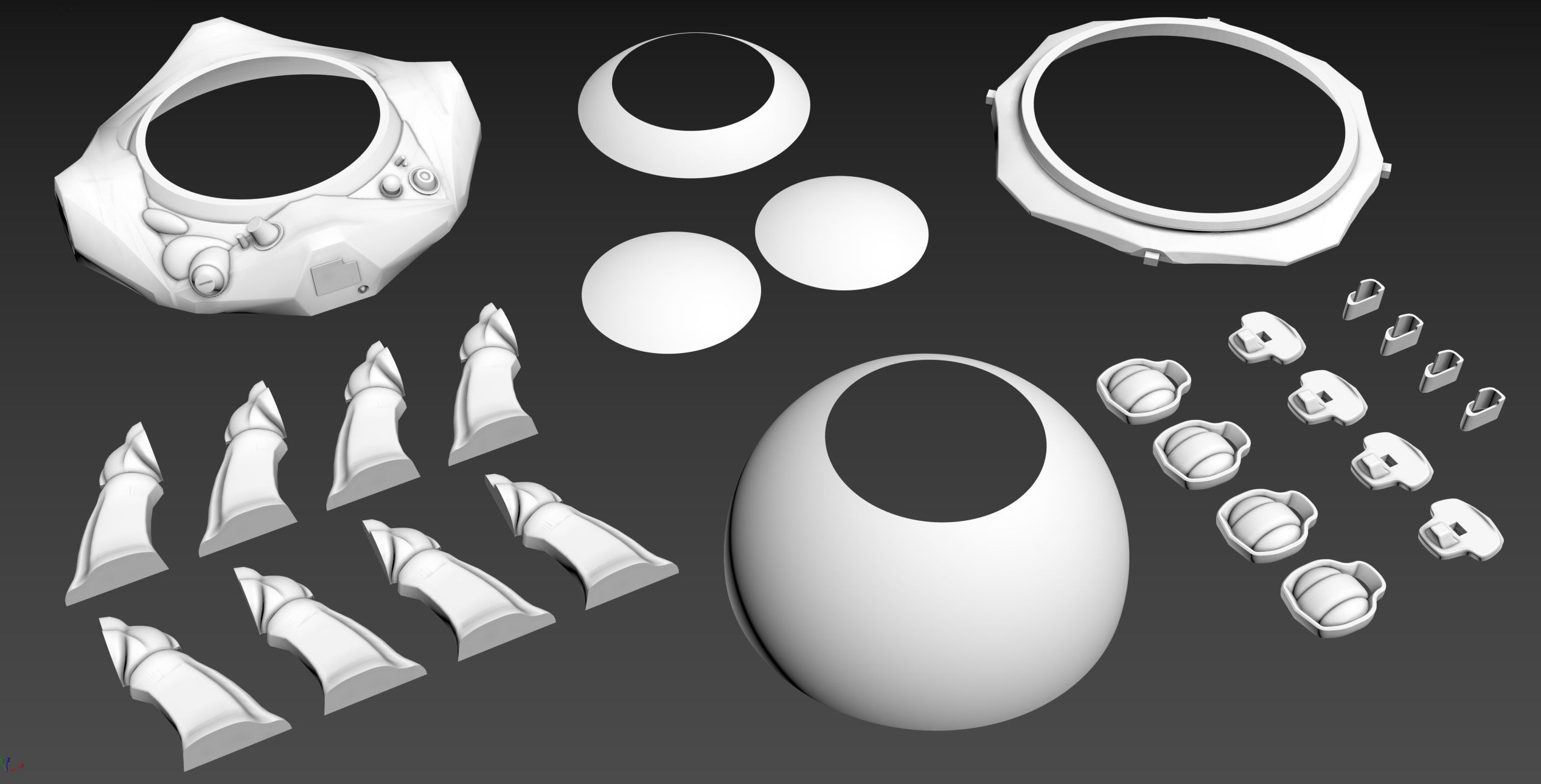 Akira Spider Robot 3D model_7