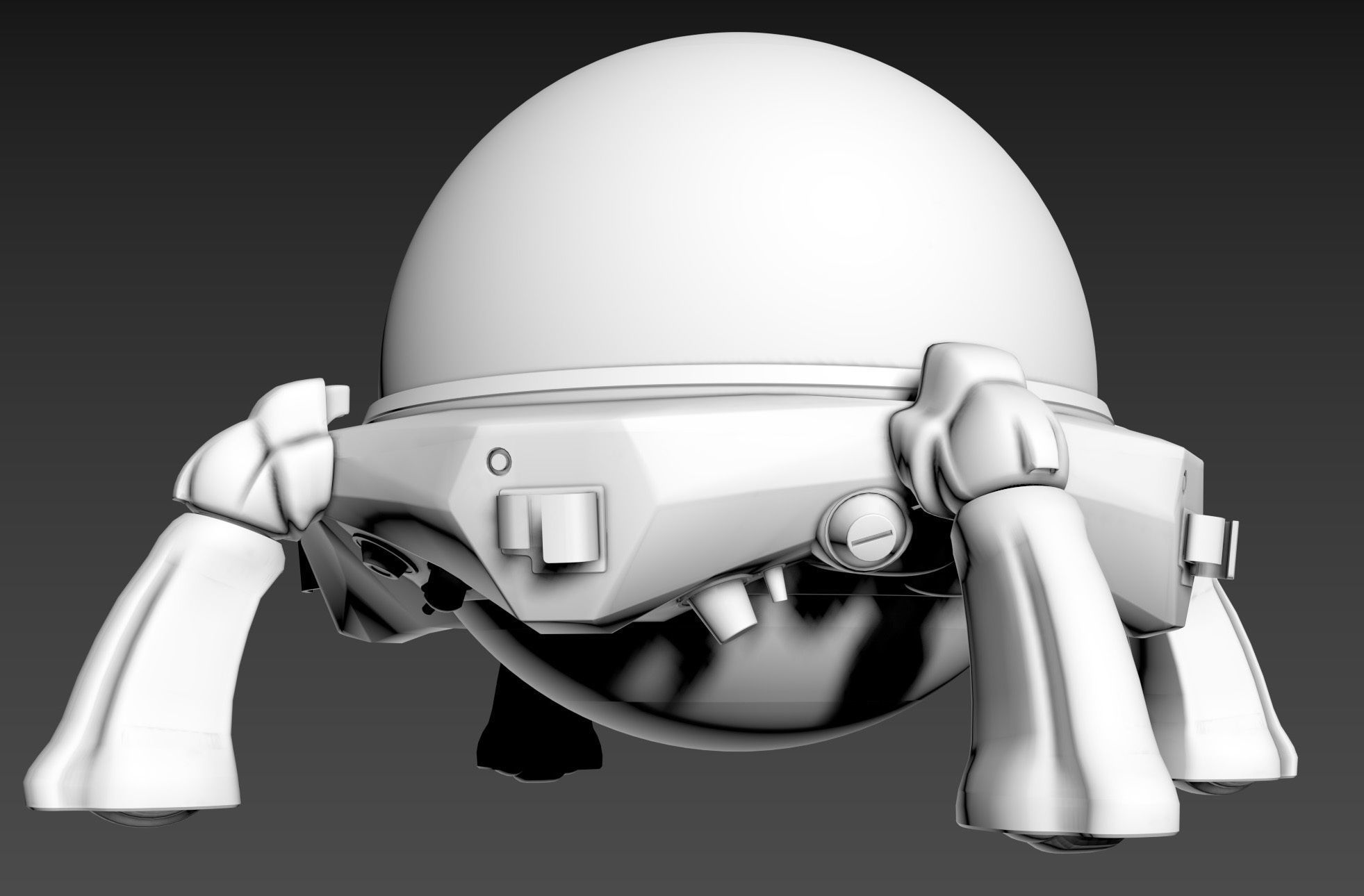 Akira Spider Robot 3D model_4