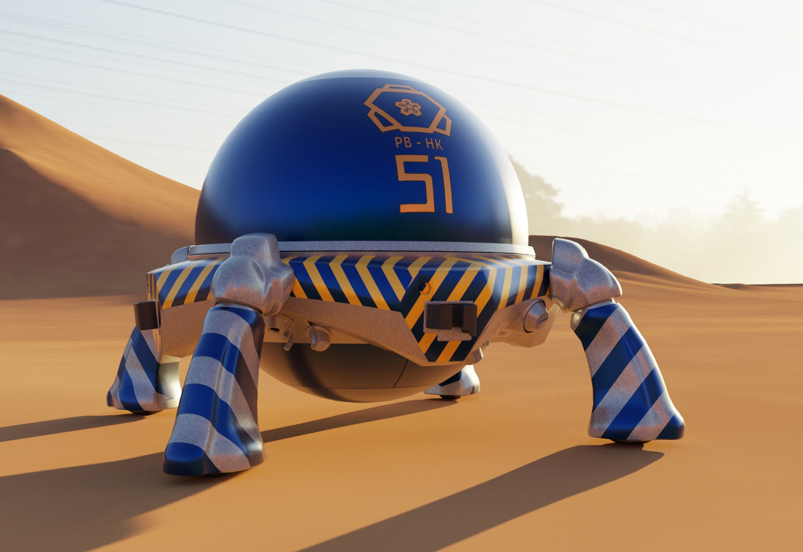 Akira Spider Robot 3D model_3