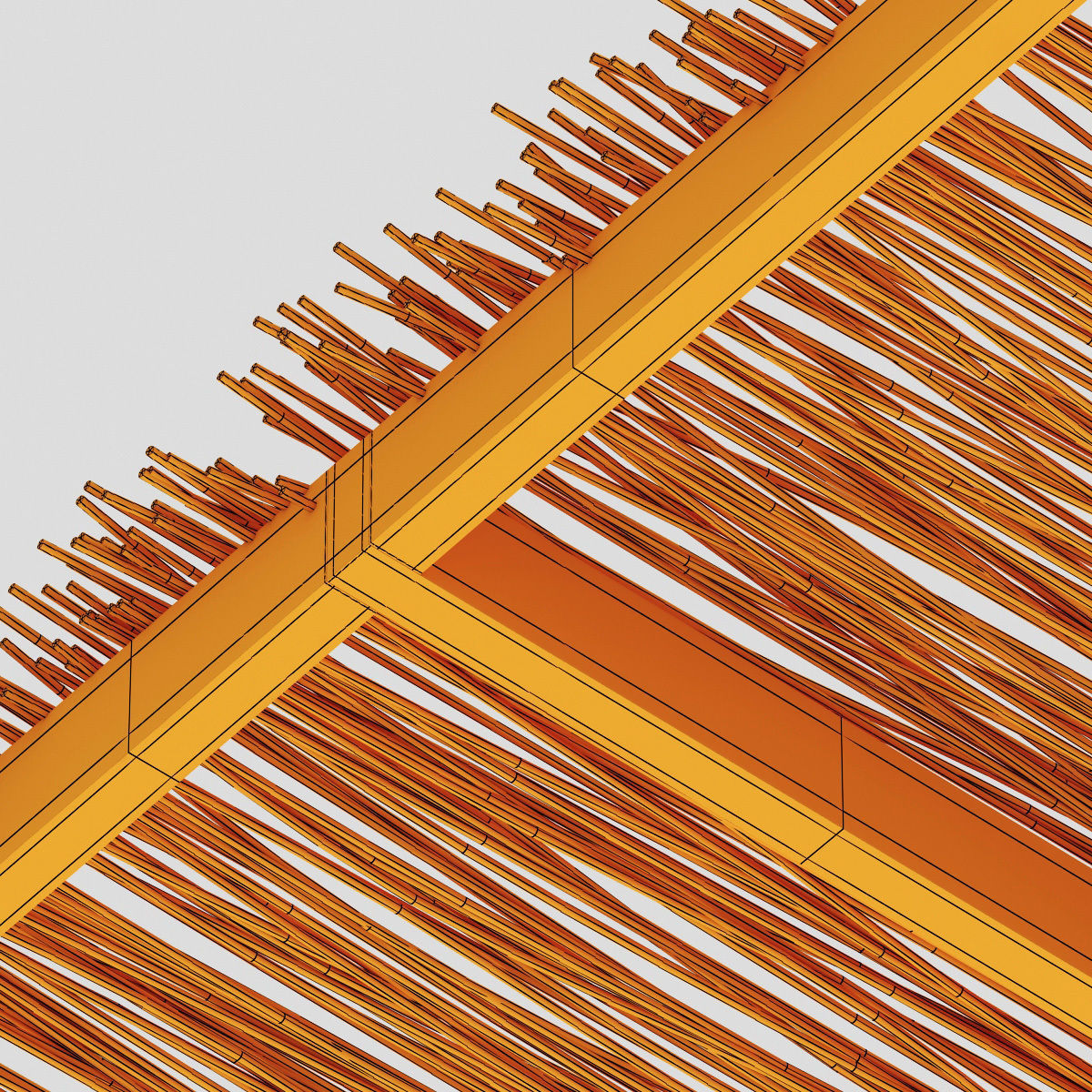 Branch thin thick decor n1 3D model_21