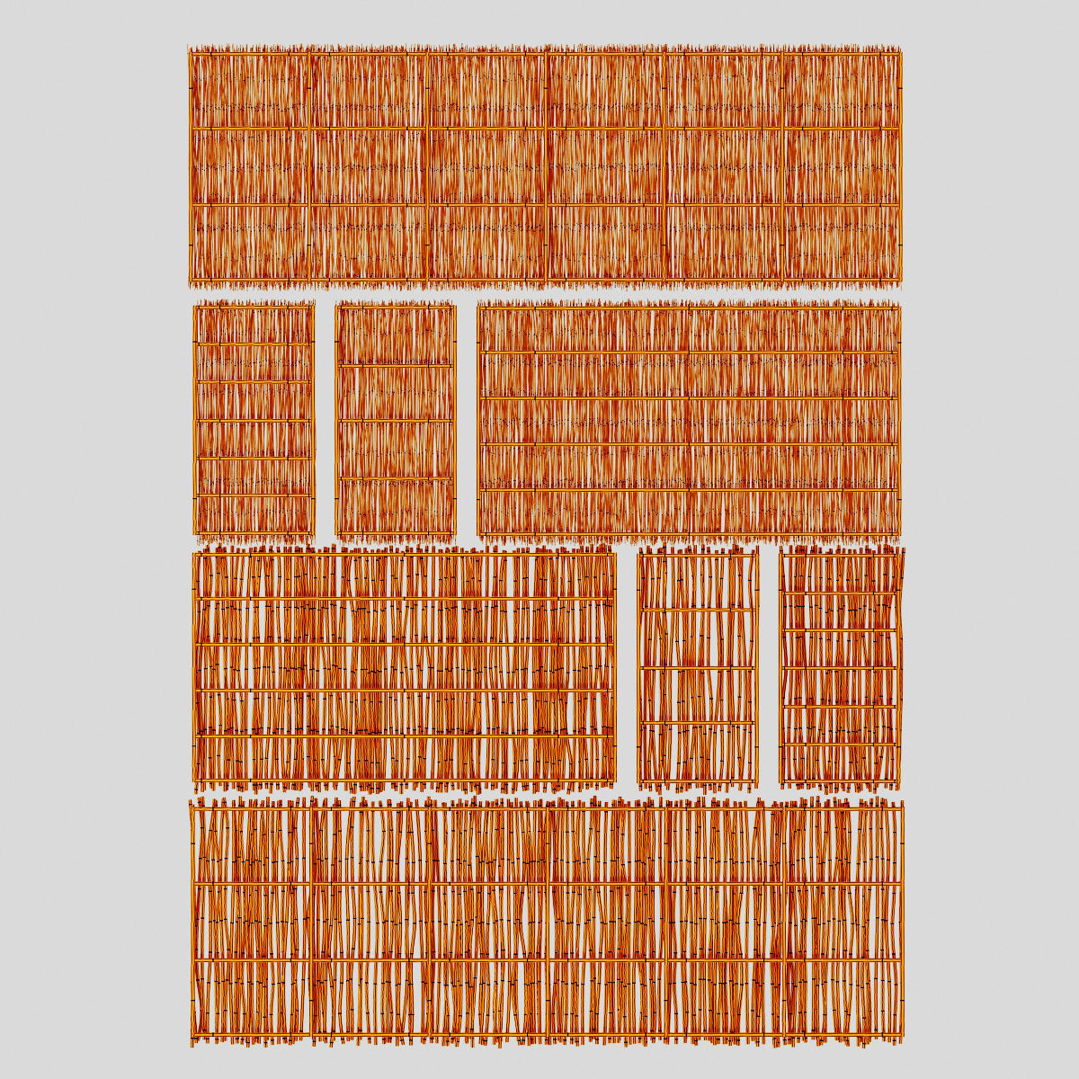 Branch thin thick decor n1 3D model_19