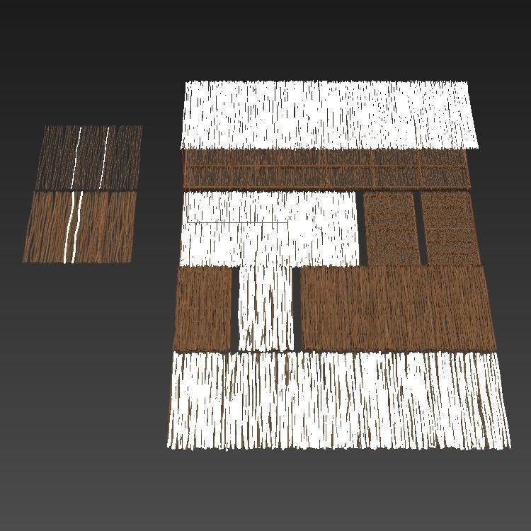Branch thin thick decor n1 3D model_16