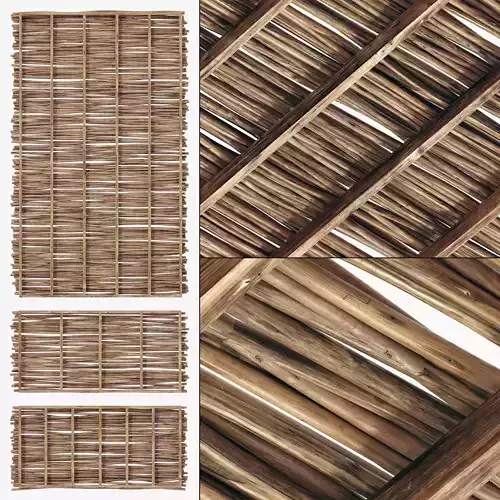Branch thin thick decor n1 3D model