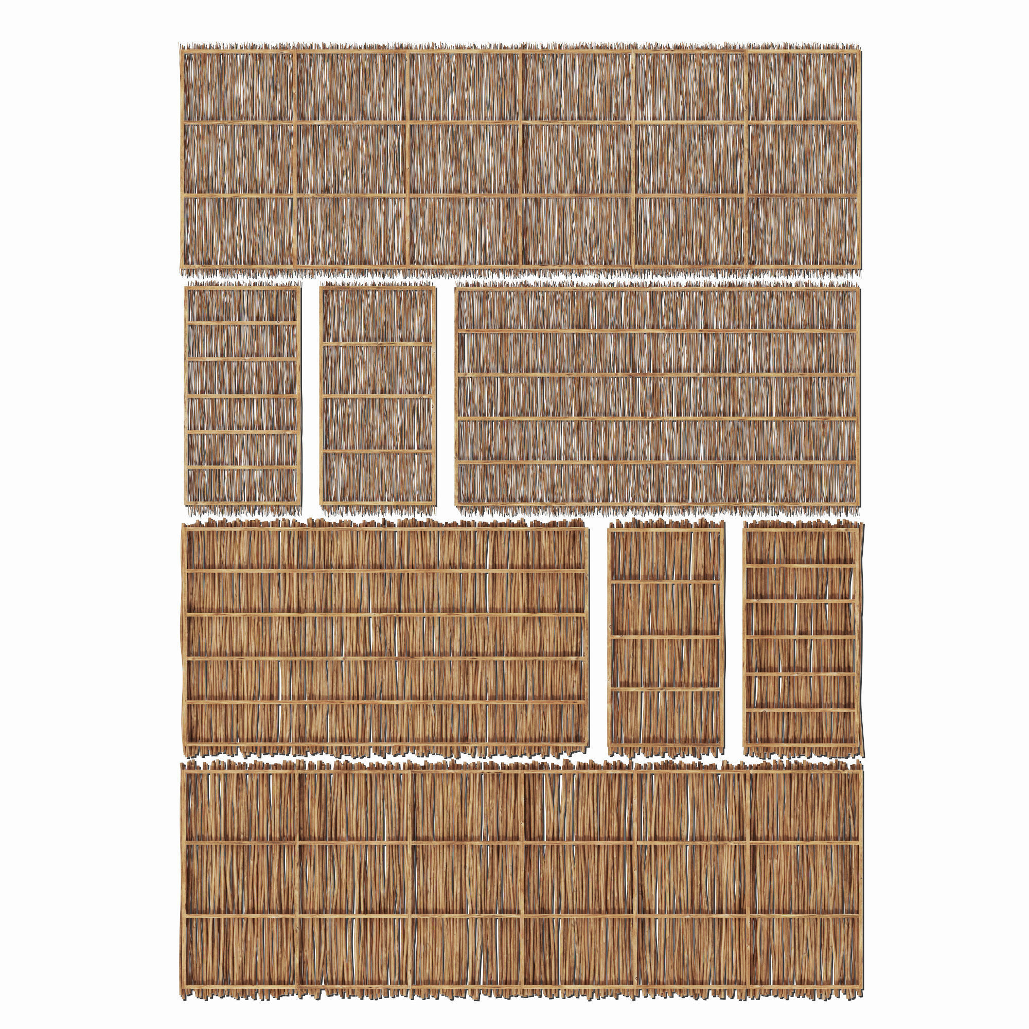 Branch thin thick decor n1 3D model_3