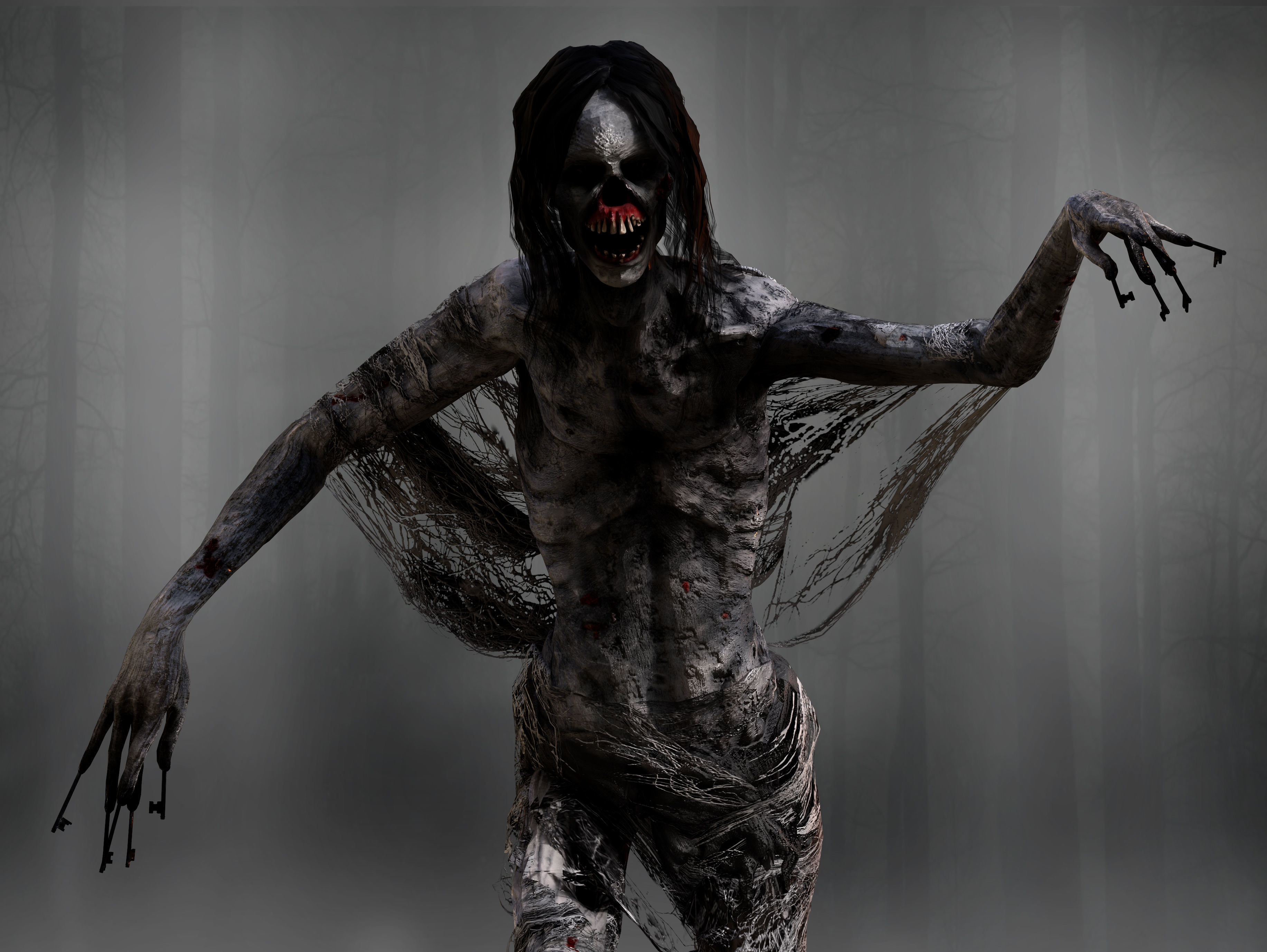 KeyFace  Low-poly 3D model_8