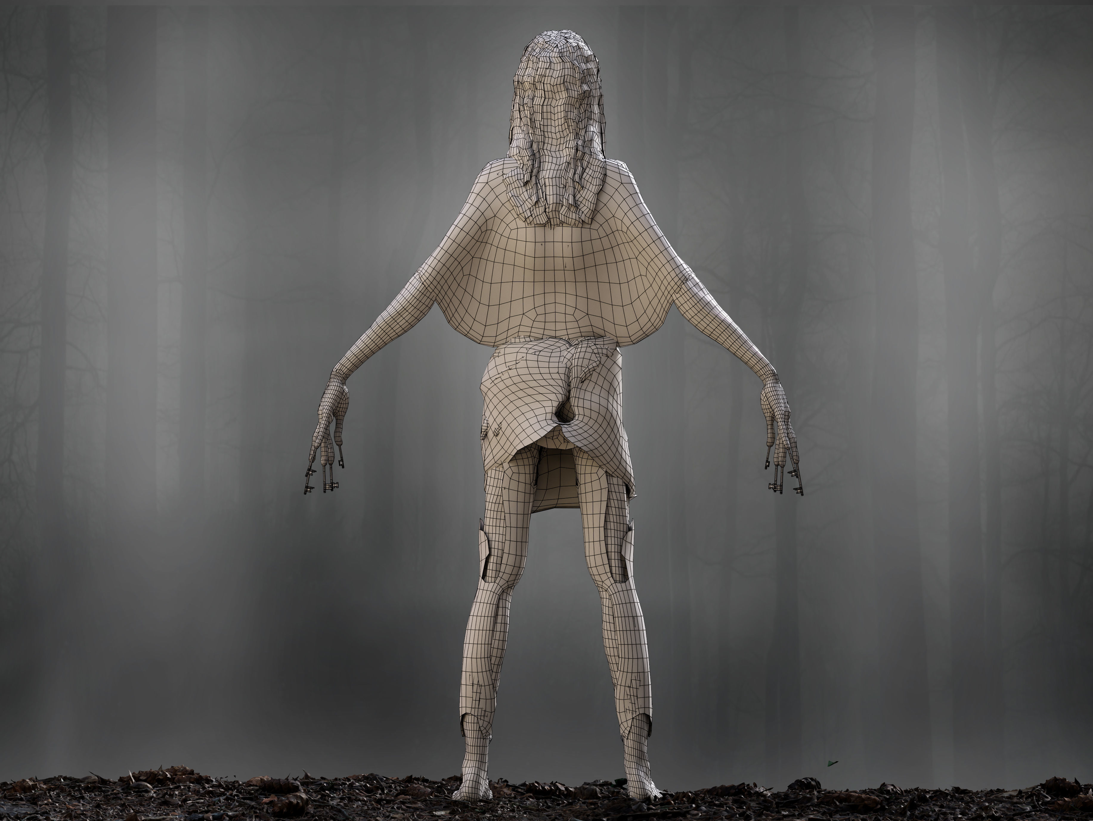 KeyFace  Low-poly 3D model_11