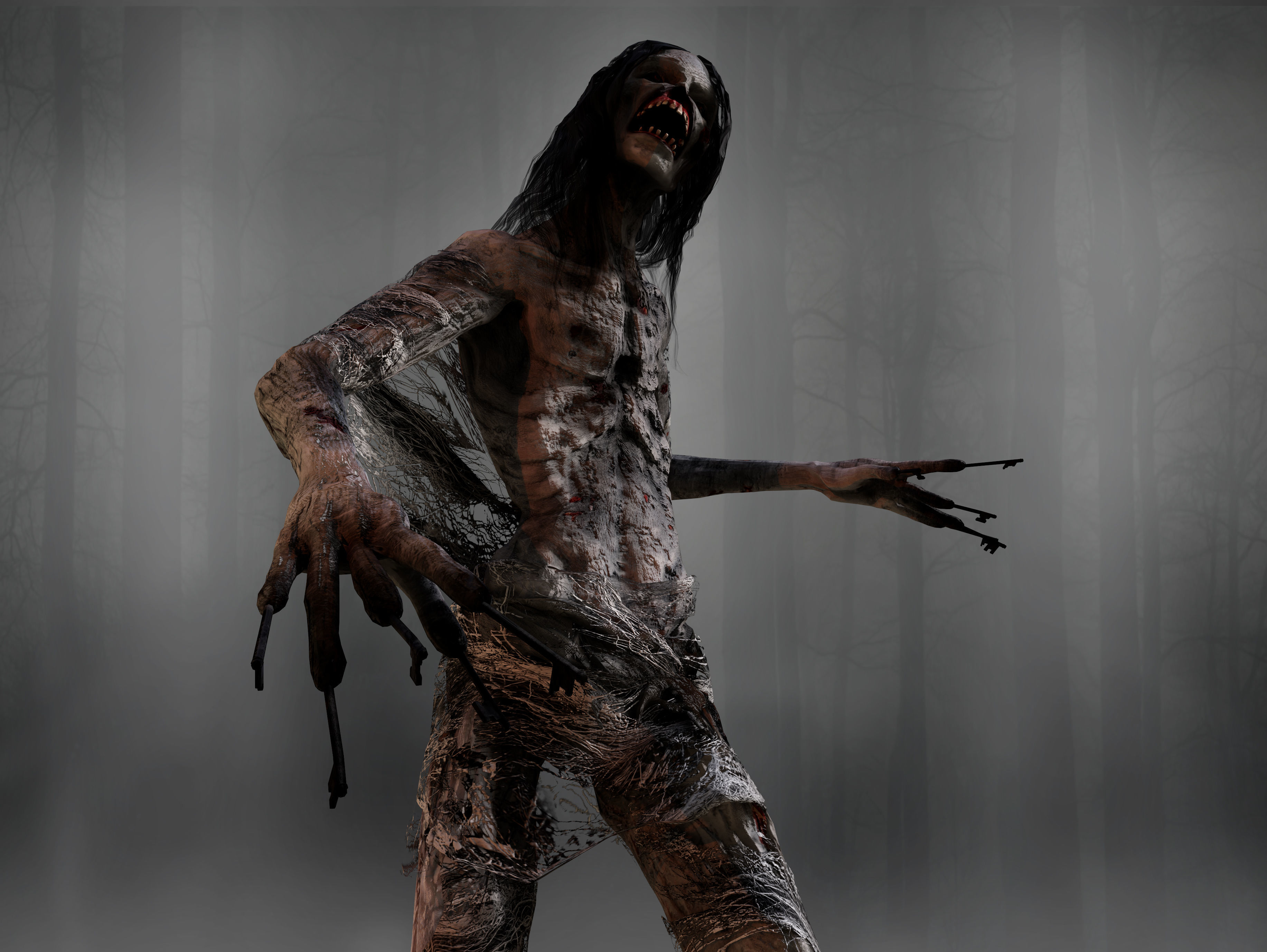 KeyFace  Low-poly 3D model_6