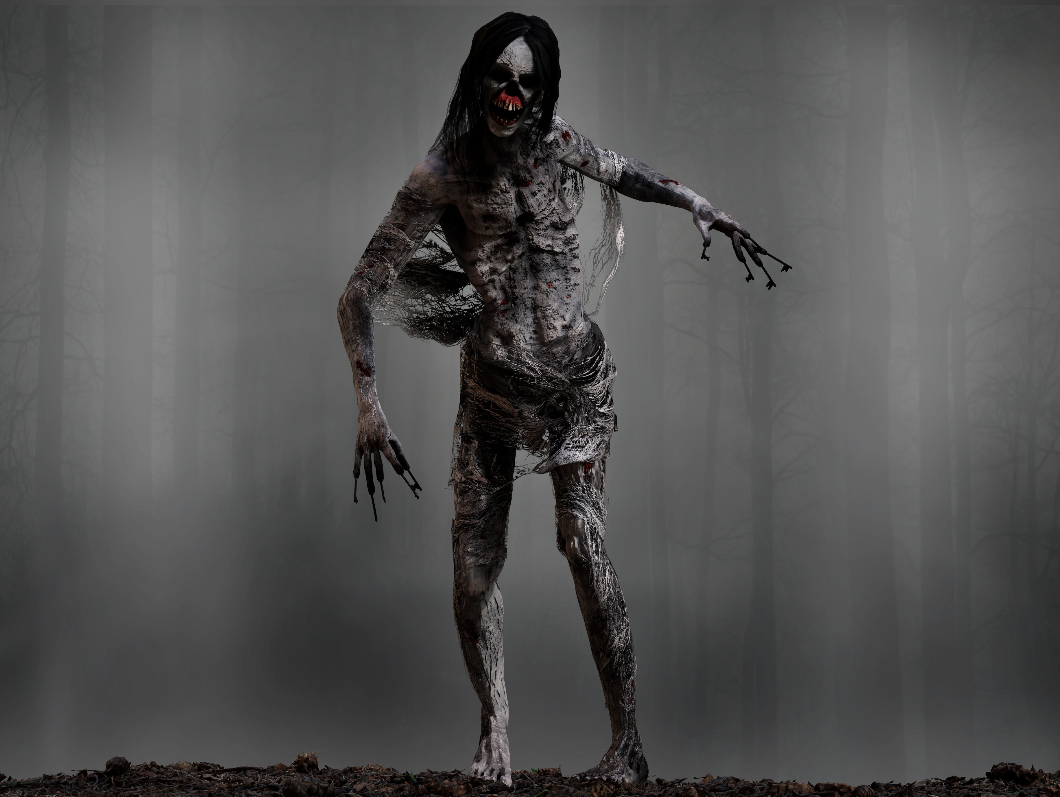 KeyFace  Low-poly 3D model_4