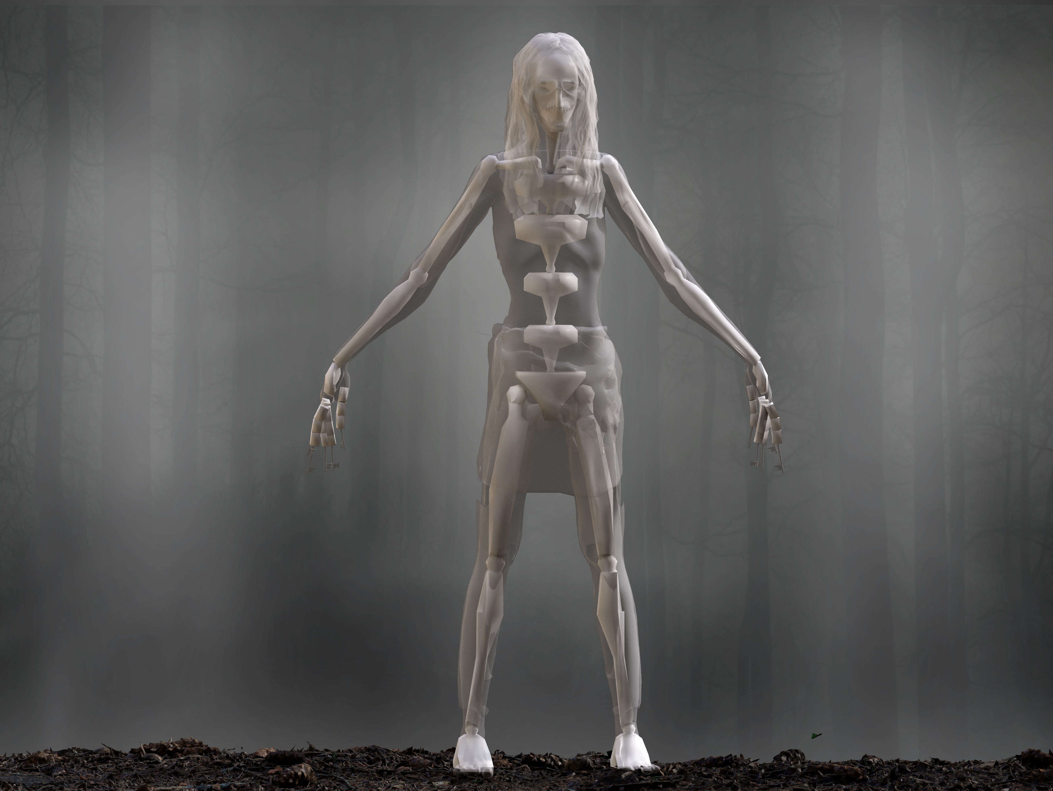 KeyFace  Low-poly 3D model_12