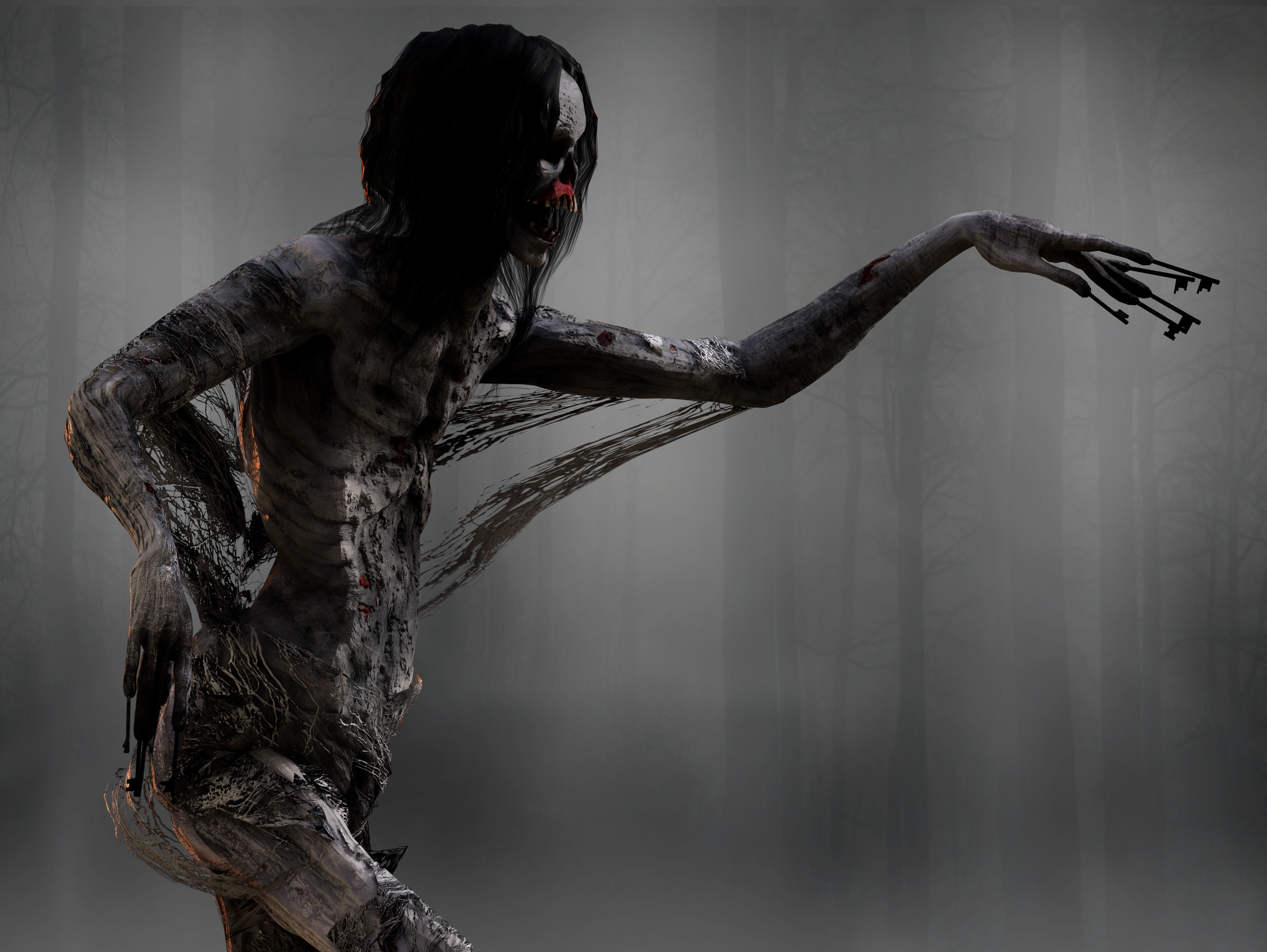 KeyFace  Low-poly 3D model_9