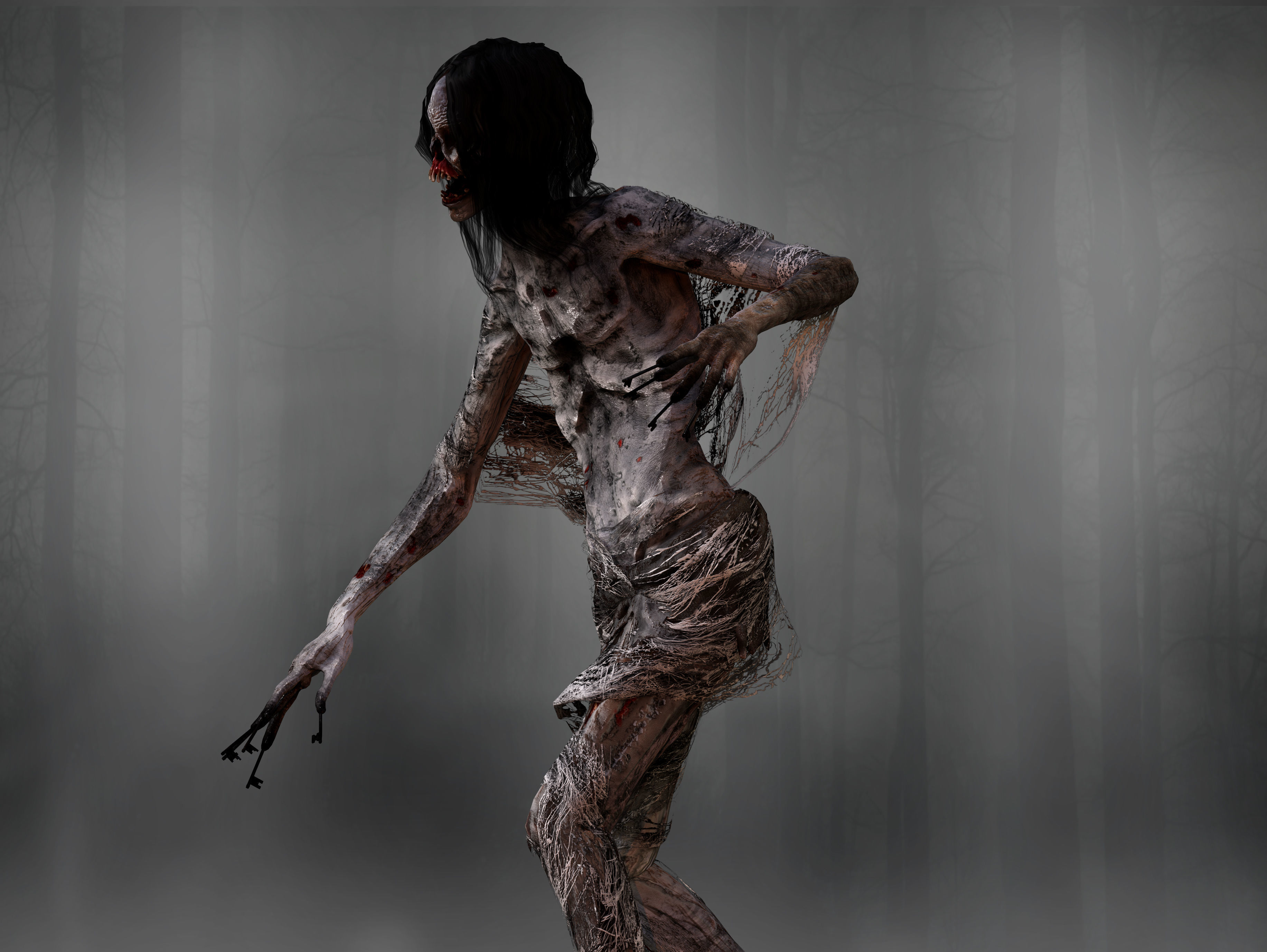 KeyFace  Low-poly 3D model_7