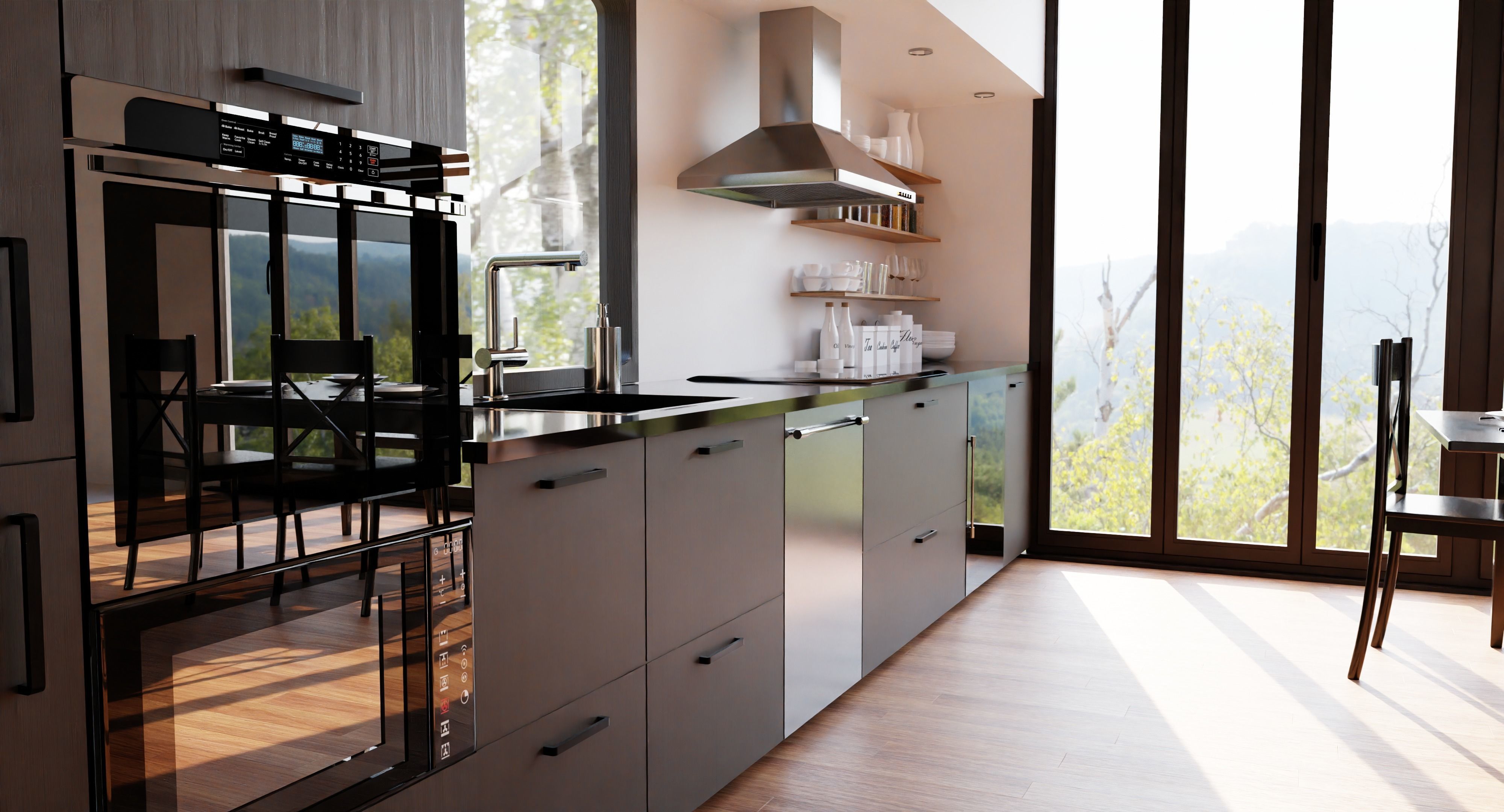 Modern kitchen 3D model_4