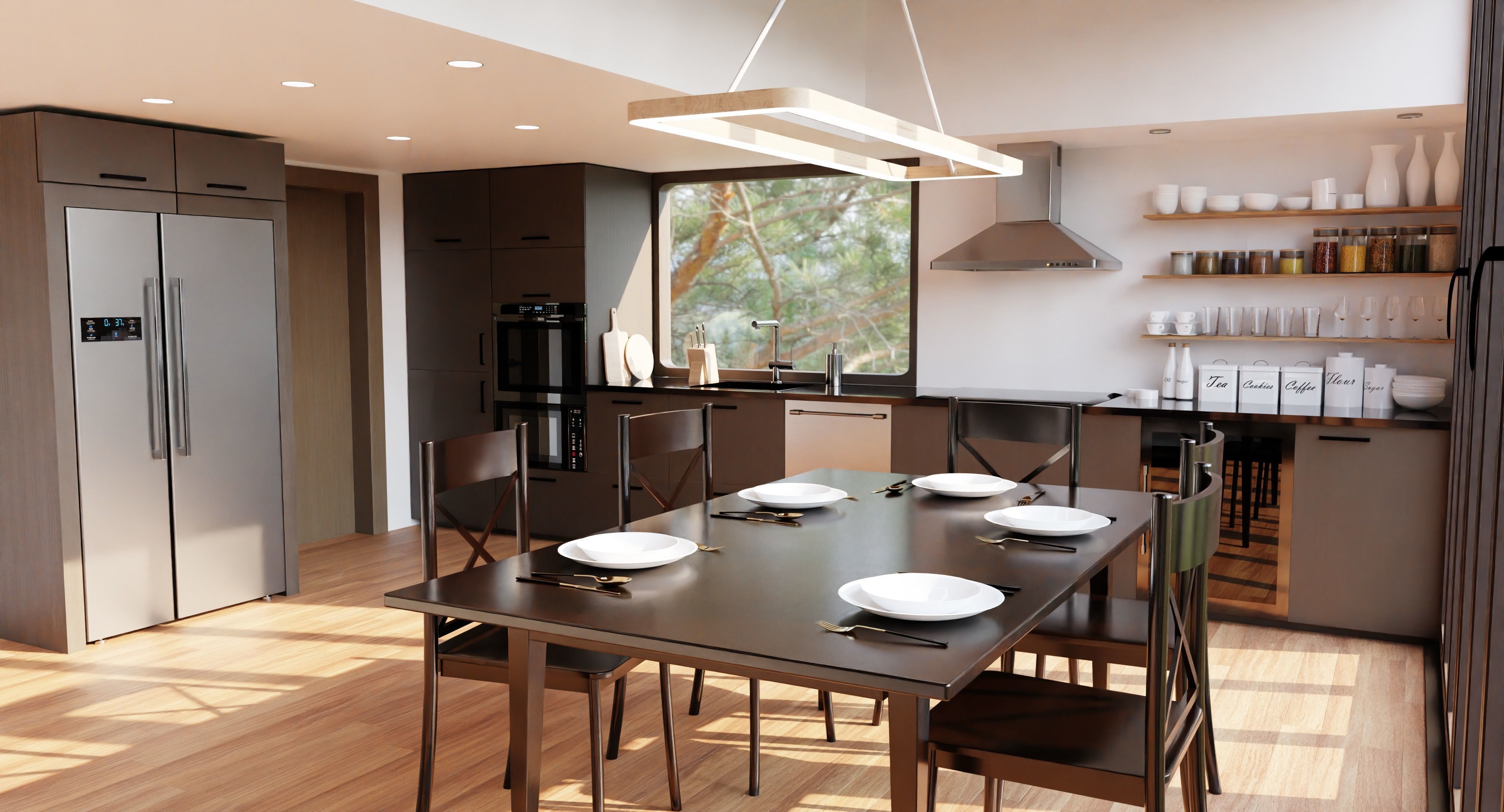 Modern kitchen 3D model_3