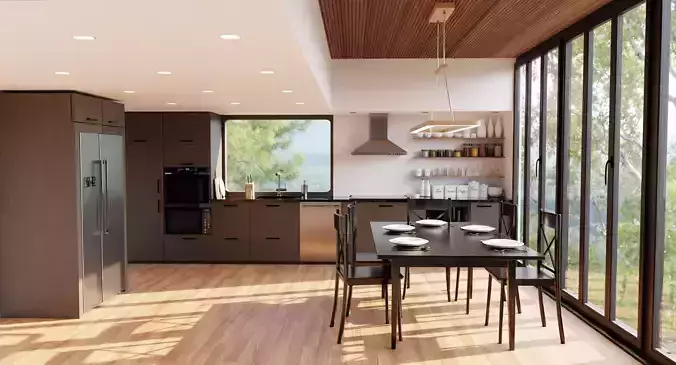 Modern kitchen  3D model