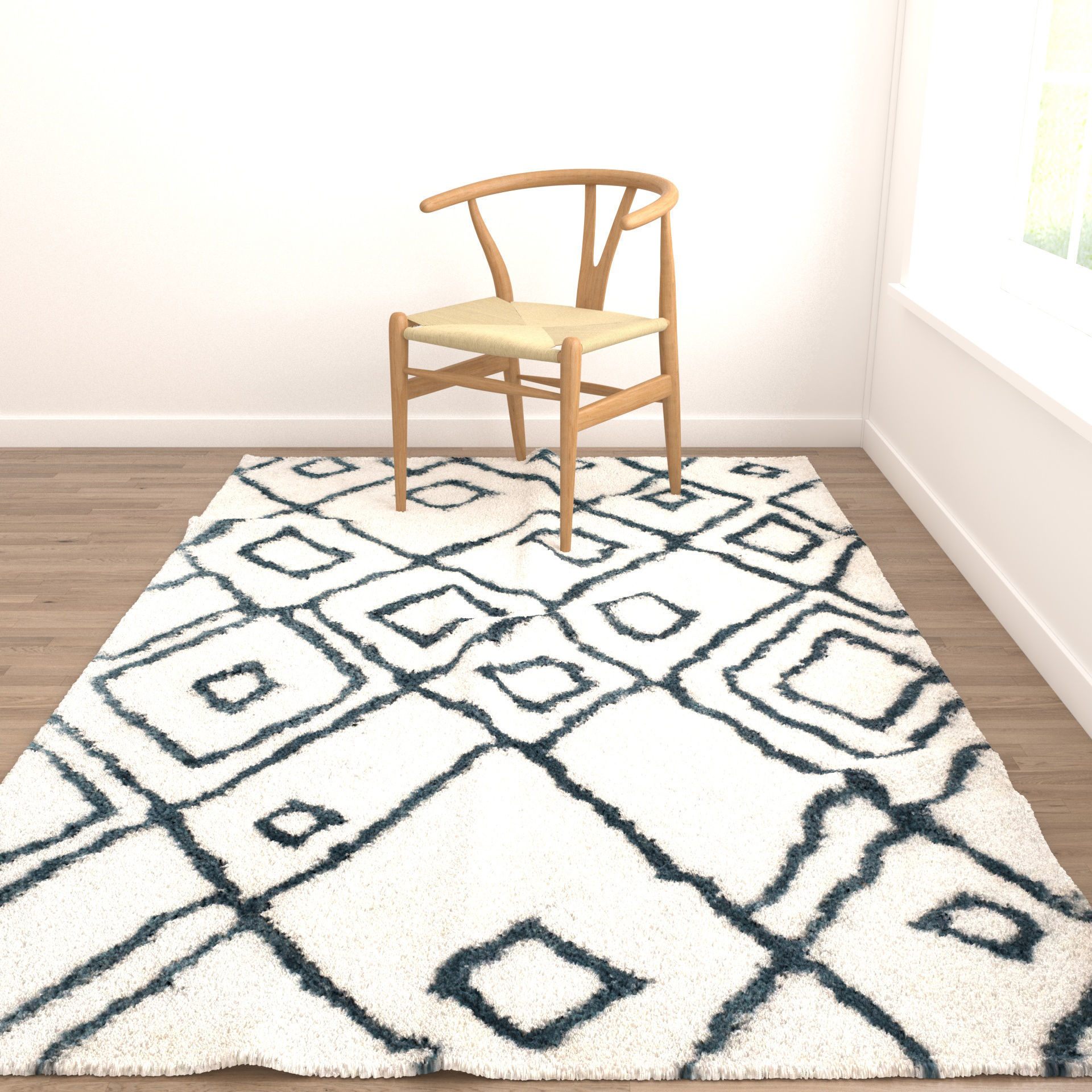 9 in 1 Rug Collection No 20 Low-poly 3D model_8